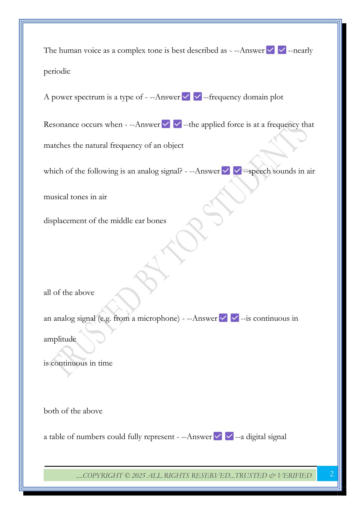 COMD 5070 final prep 2025 Questions and Answers
