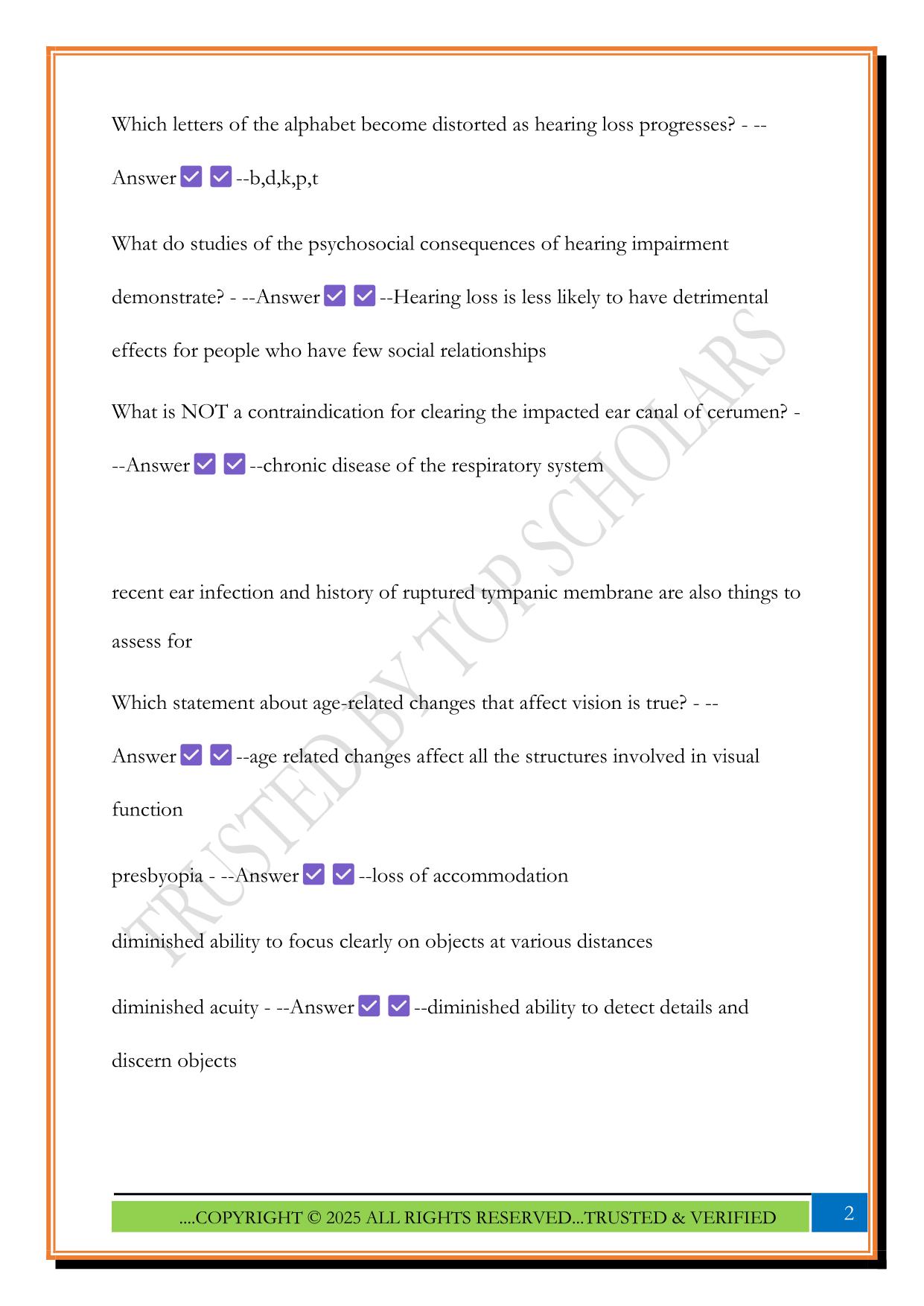 NURS 3325 UTA MODULE 2 Exam 2025 Questions and Answers