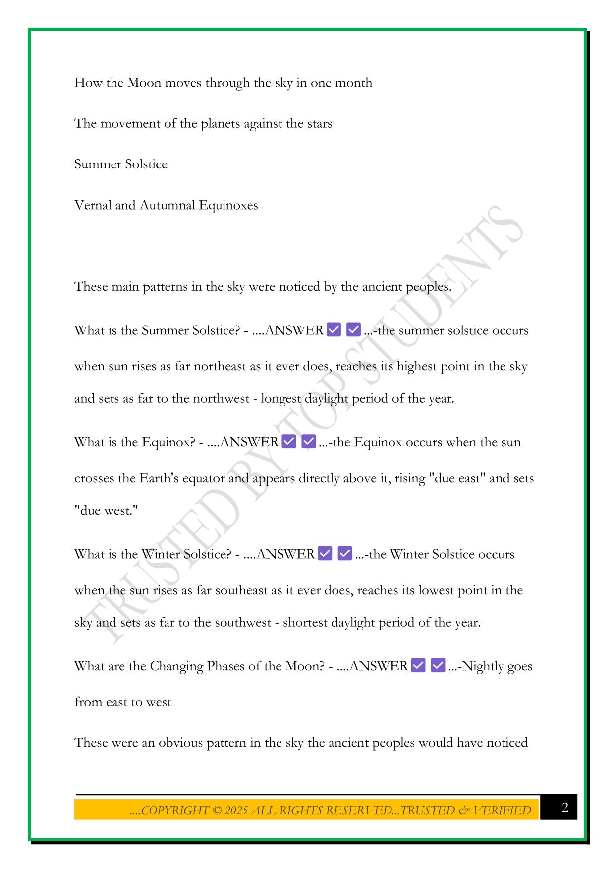 NATS1745 EXAM 2025 QUESTIONS AND ANSWERS