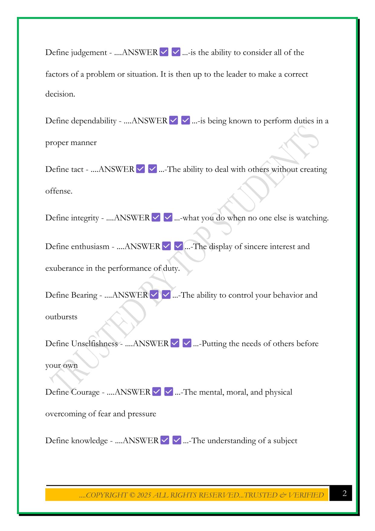 MERITORIOUS BOARD KNOWLEDGE EXAM 2025 QUESTIONS AND ANSWERS