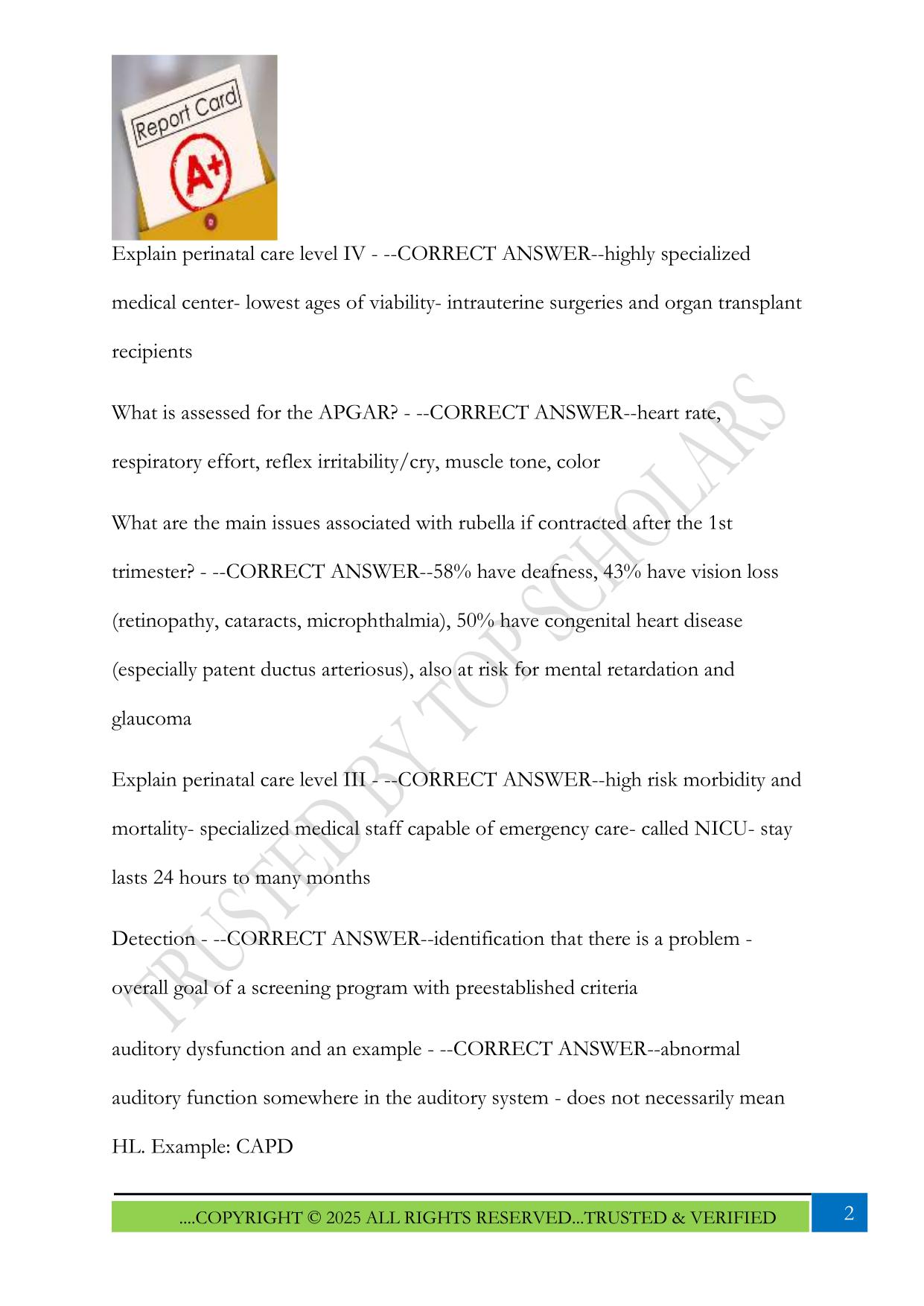 Audiology Praxis Exam 2025 Questions and Answers