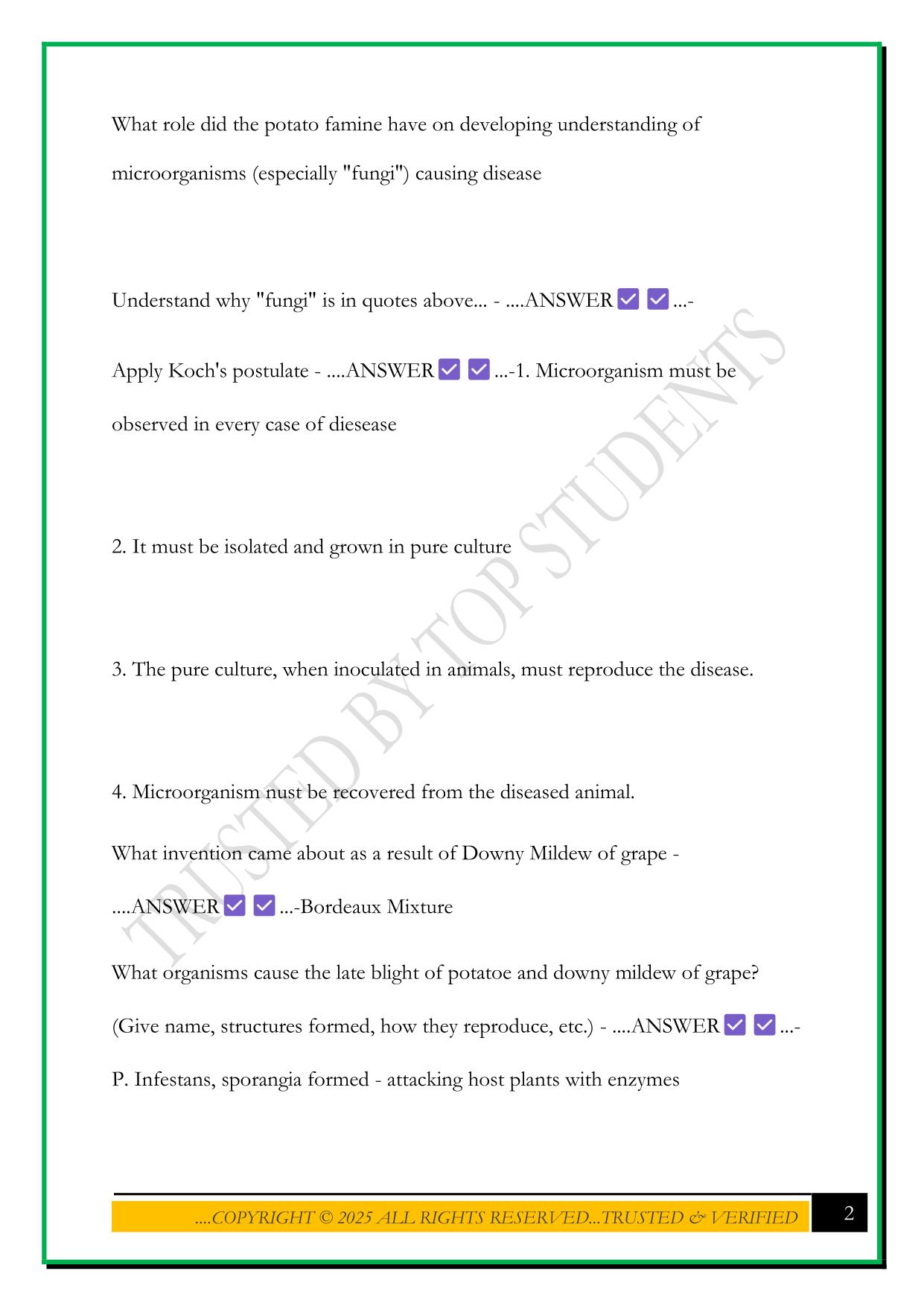 BESC 204 - EXAM 2 STUDY GUIDE 2025 QUESTIONS AND ANSWERS