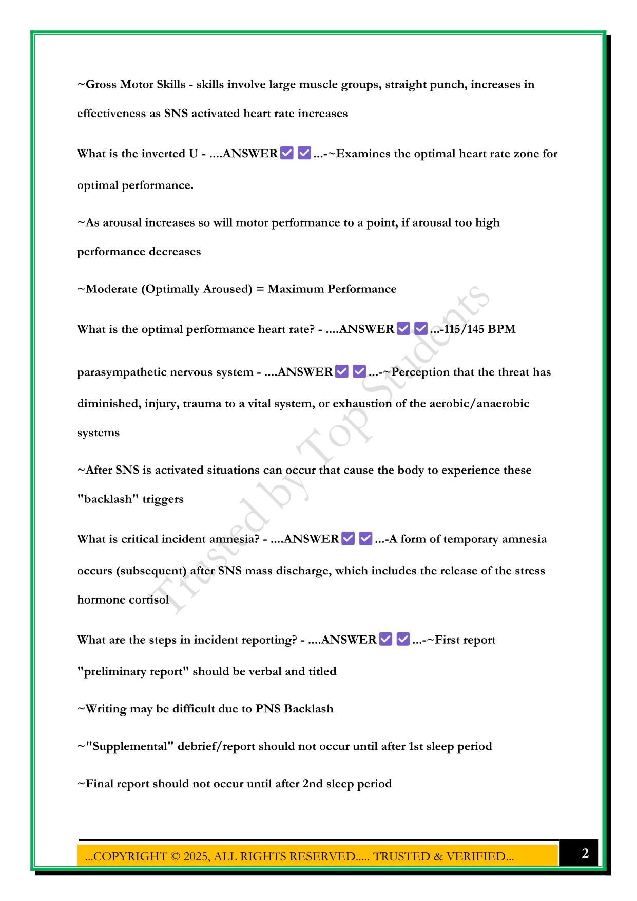 PPCT EXAM 2025 QUESTIONS AND ANSWERS