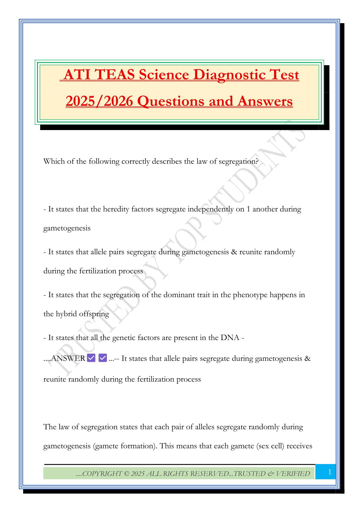 ATI Bundled Exams Questions and Answers |100% Pass |Verified and Updated