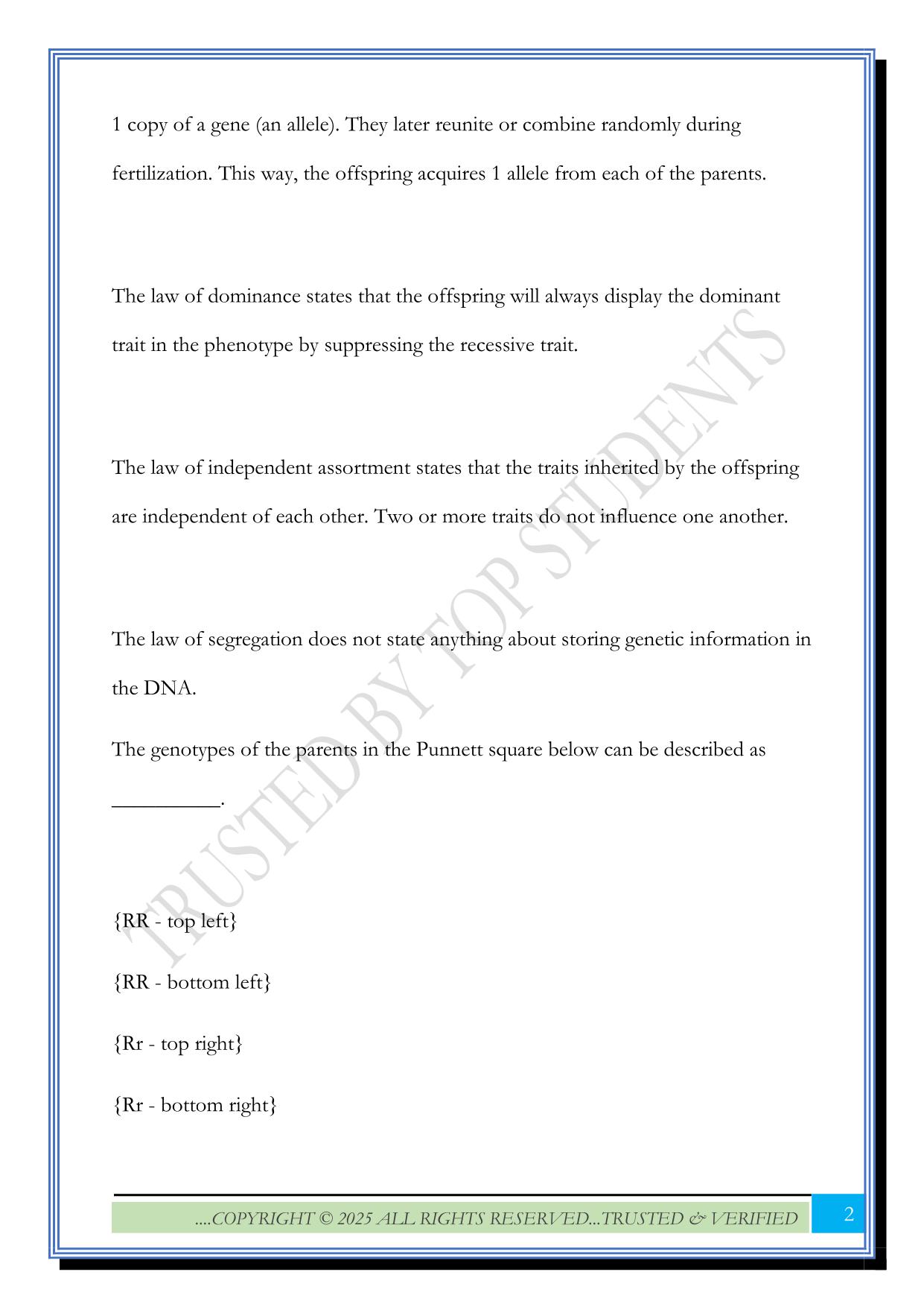 ATI TEAS Science Diagnostic Test 2025/2026 Questions and Answers