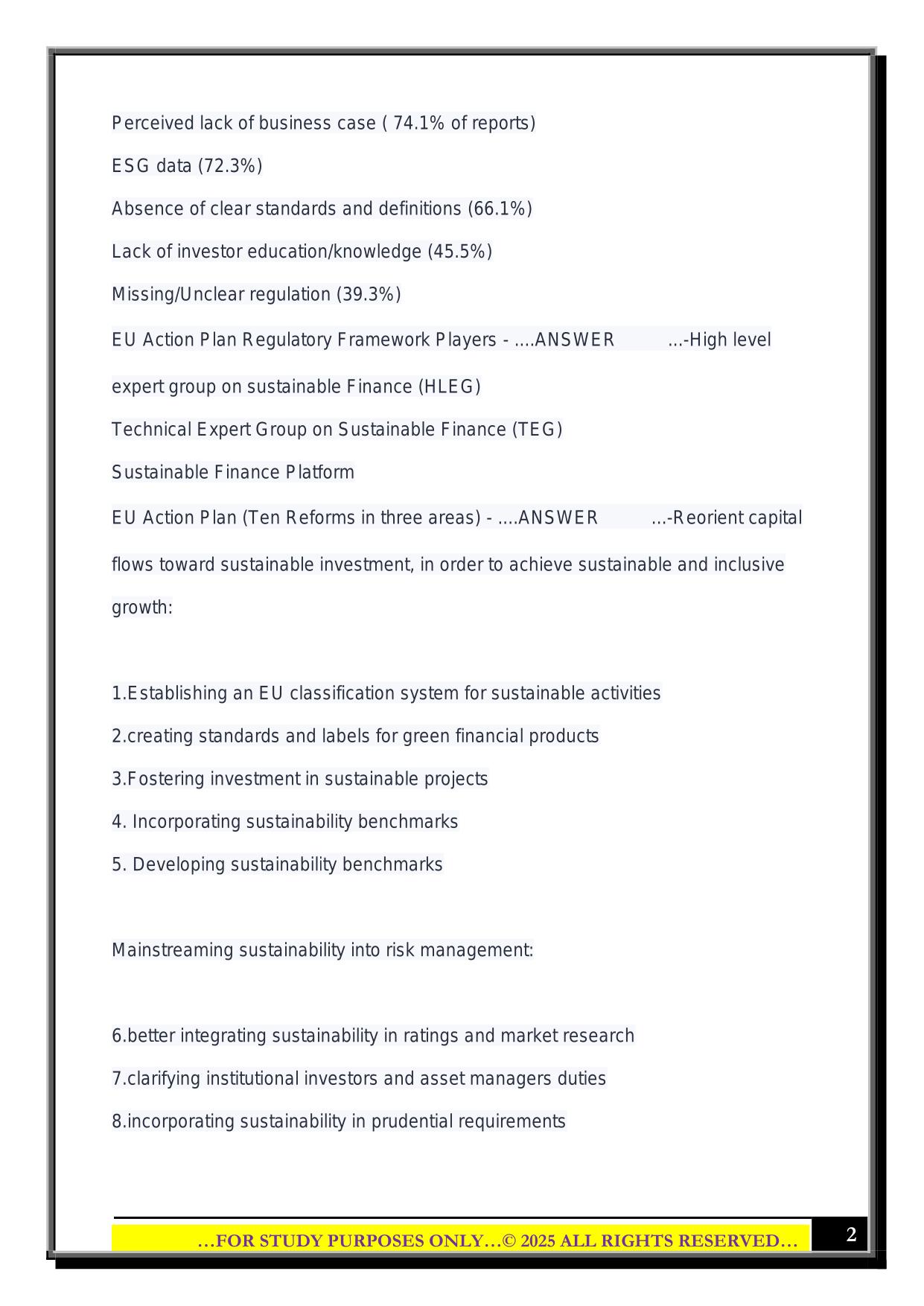 CESGA Exam 2025 Questions and Answers