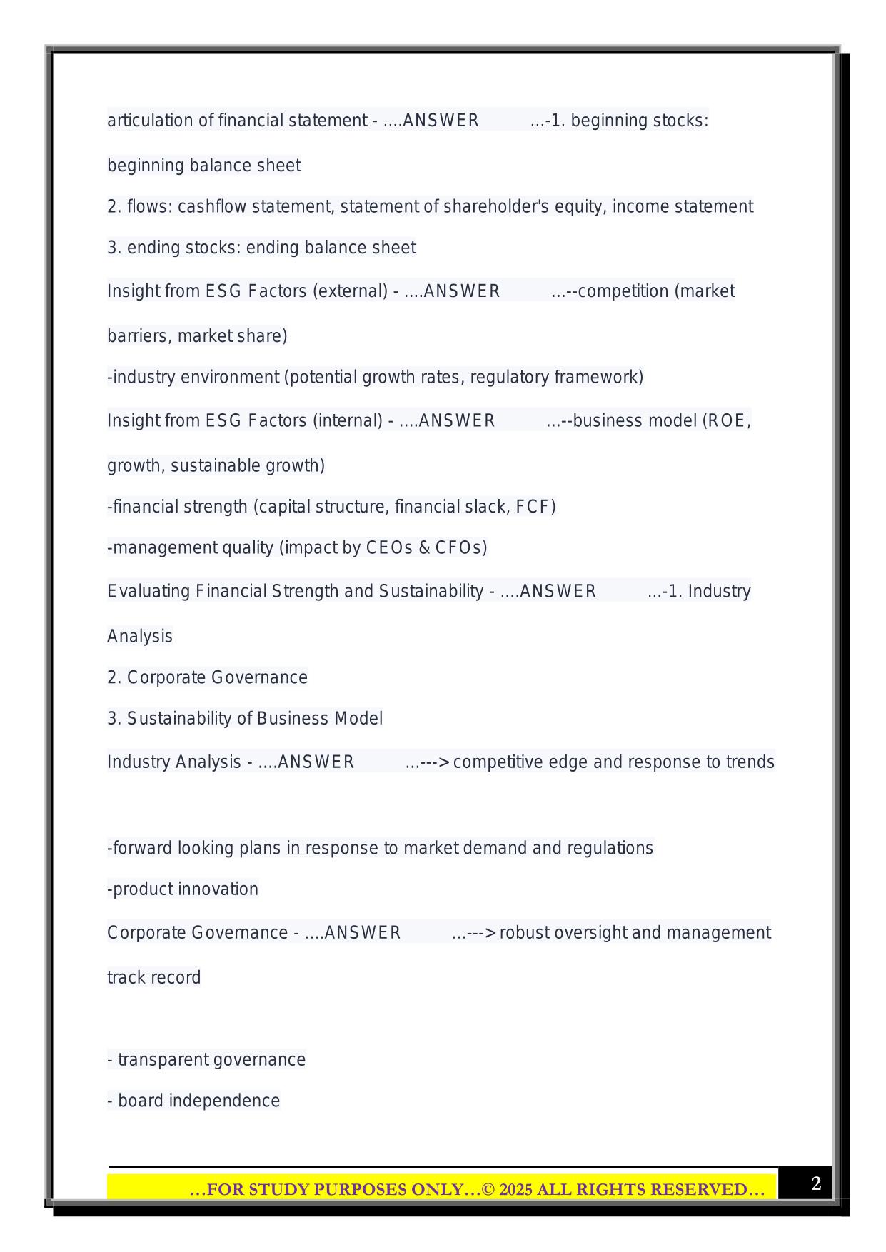 CESGA Exam Module 7 2025 Questions and Answers