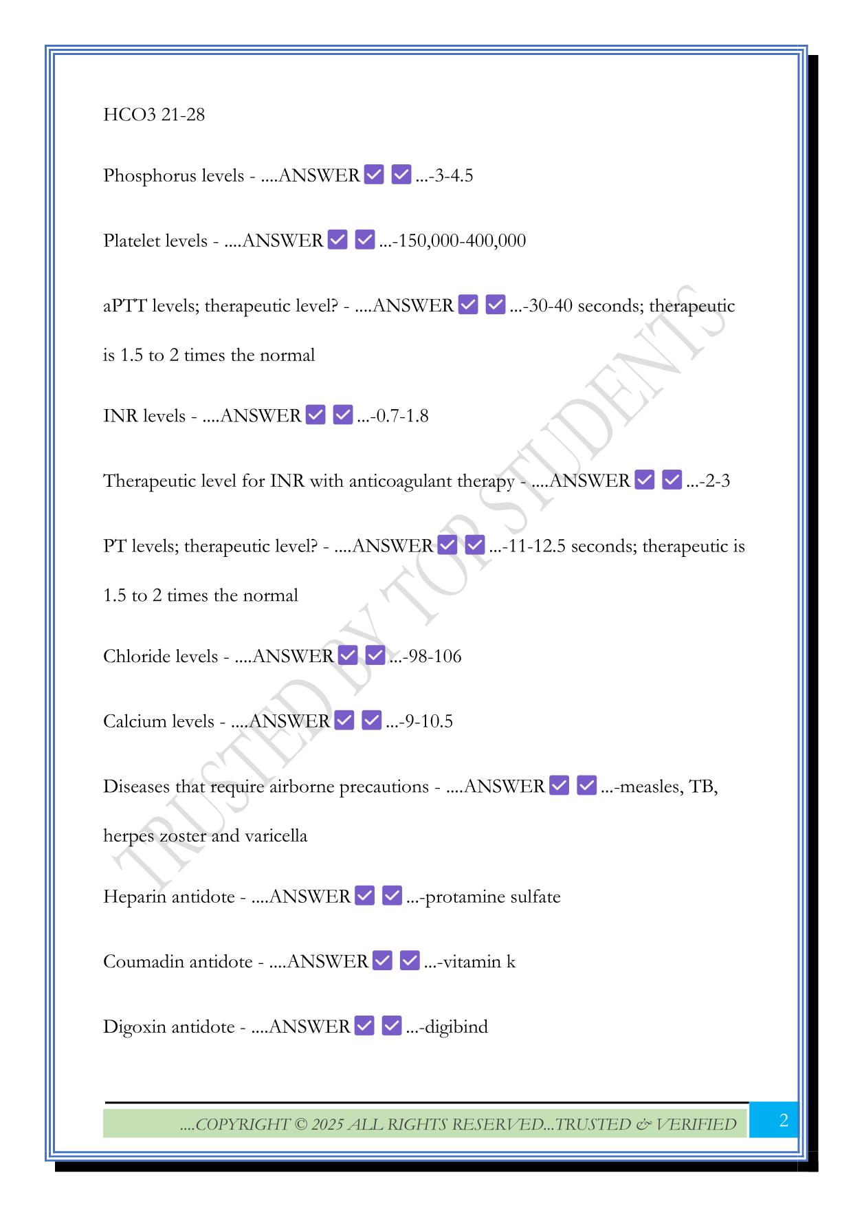 ATI PN Comprehensive Predictor Review 2025 Questions and Answers