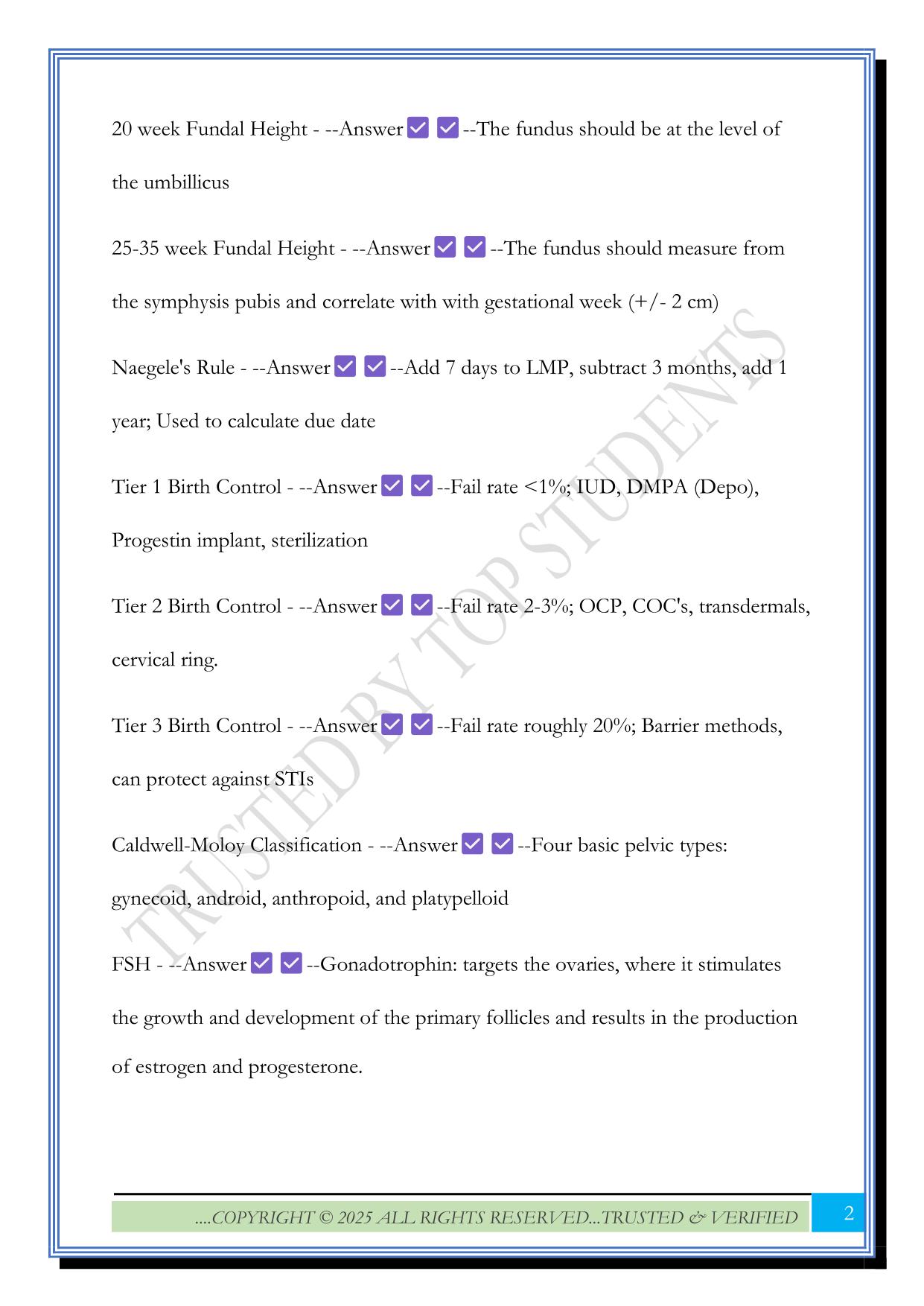 NR - 602 Midterm Study Exam 2025 Questions and Answers