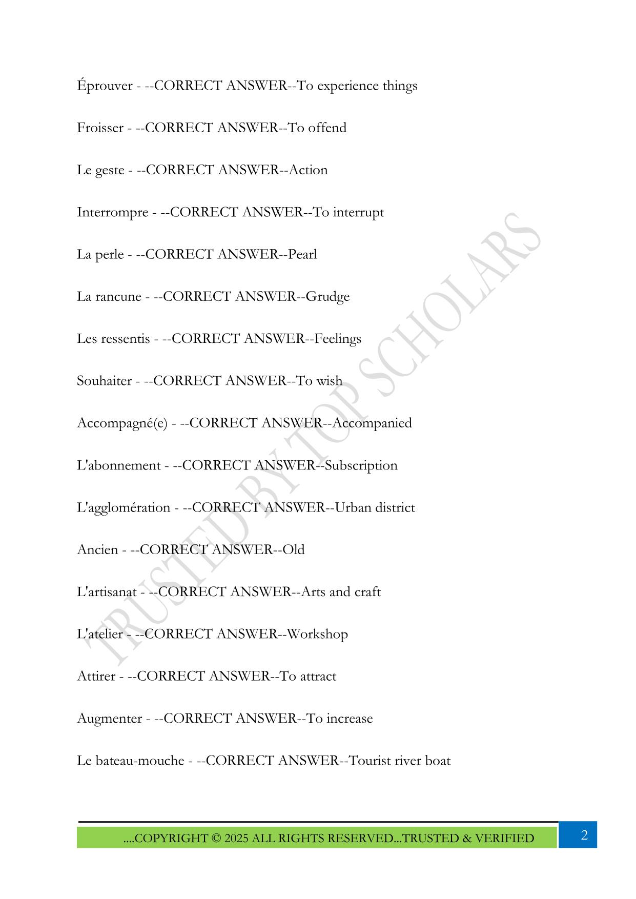 AQA A-level French Exam 2025 Questions and Answers
