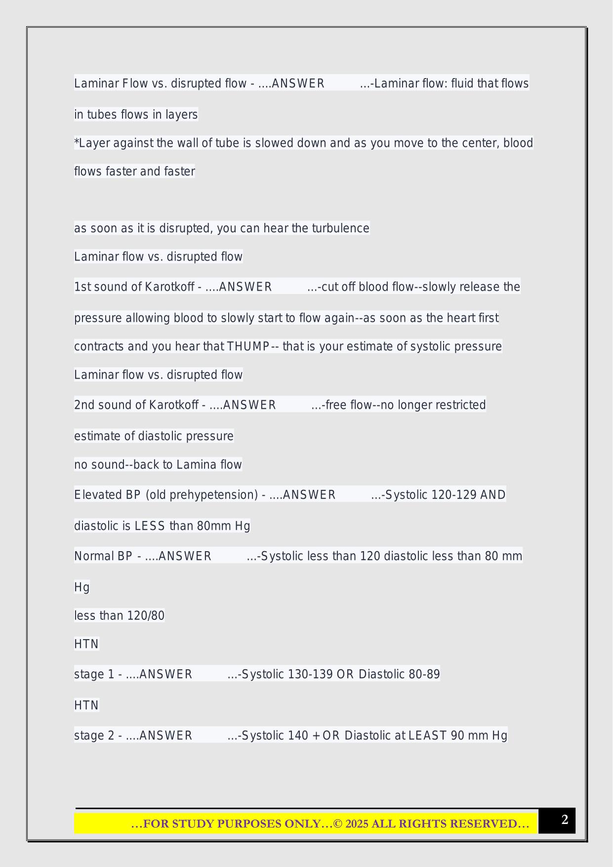 Ch. 15 Physiology IUPUI Dr. Clark Exam 3 2025 Questions and Answers