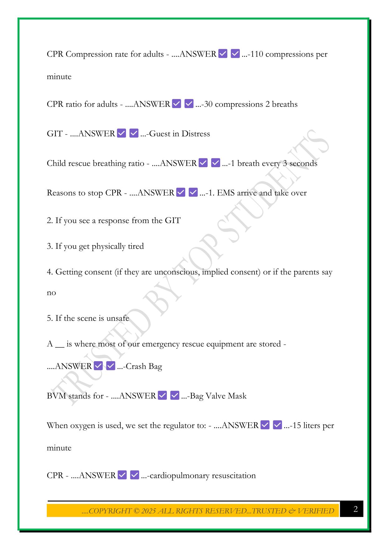 ELLIS AND ASSOCIATES LIFEGUARD TEST STUDY GUIDE 2025 QUESTIONS AND ANSWERS