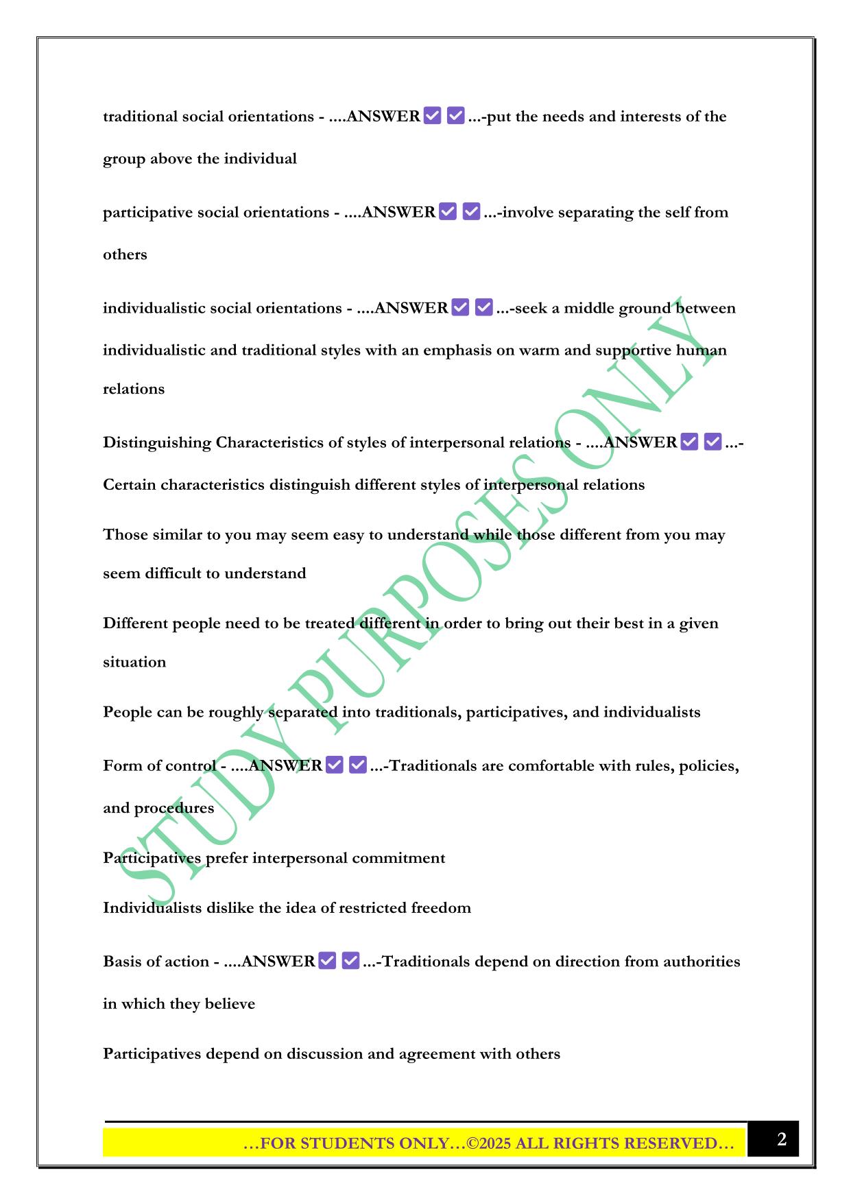 BMGT Exam 4 2025 Questions and Answers
