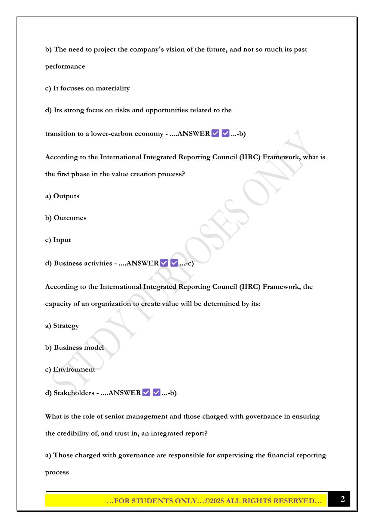 CESGA Module 5 Exam 2025 Questions and Answers