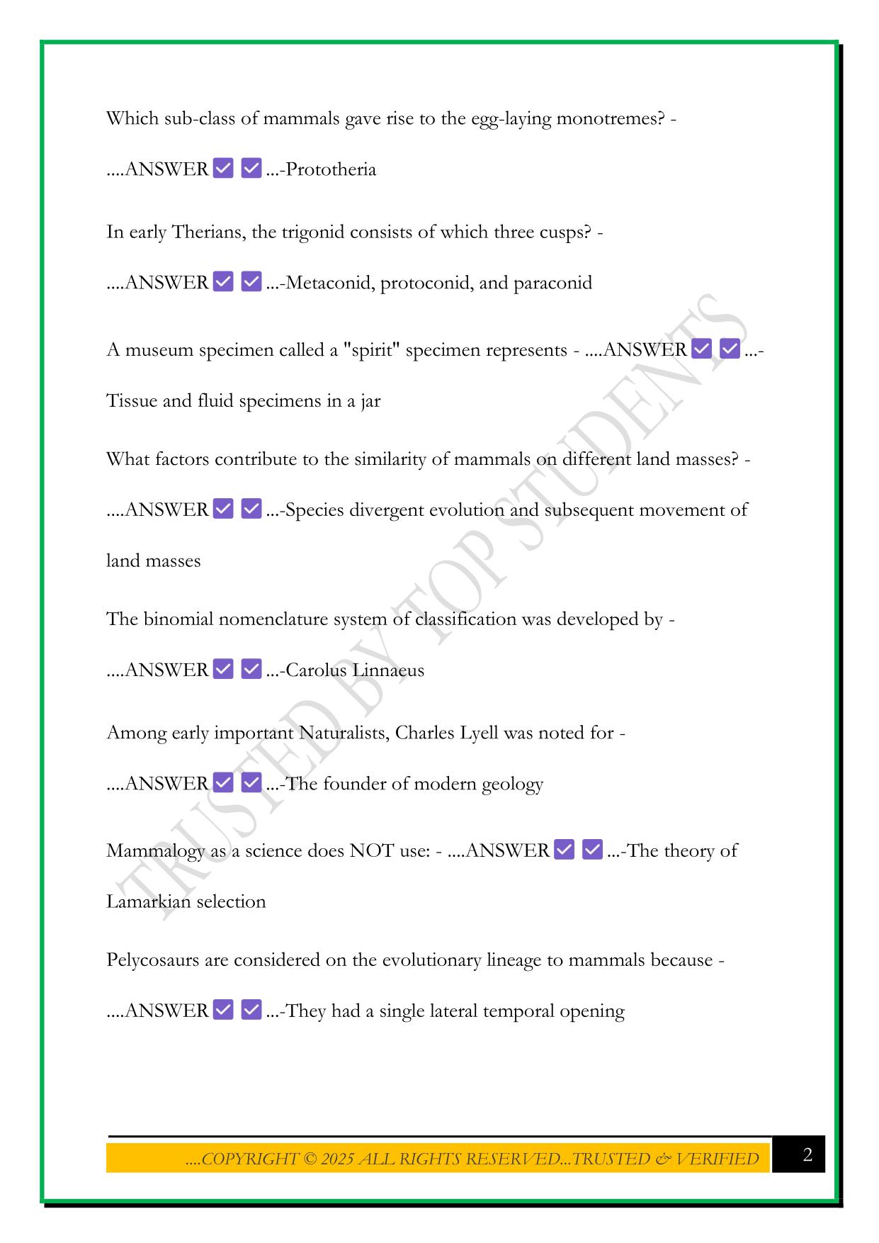 BZ 330 CSU EXAM 1 2025 QUESTIONS AND ANSWERS