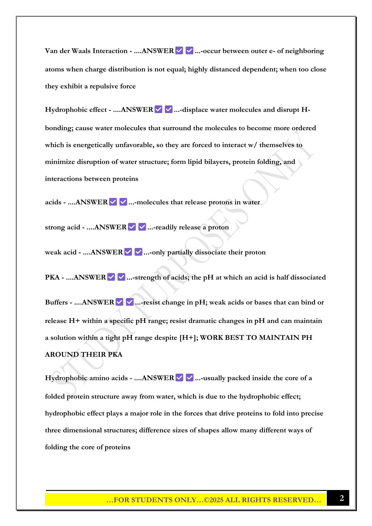 BIOL 100 FINAL EXAM 2025 QUESTIONS AND ANSWERS