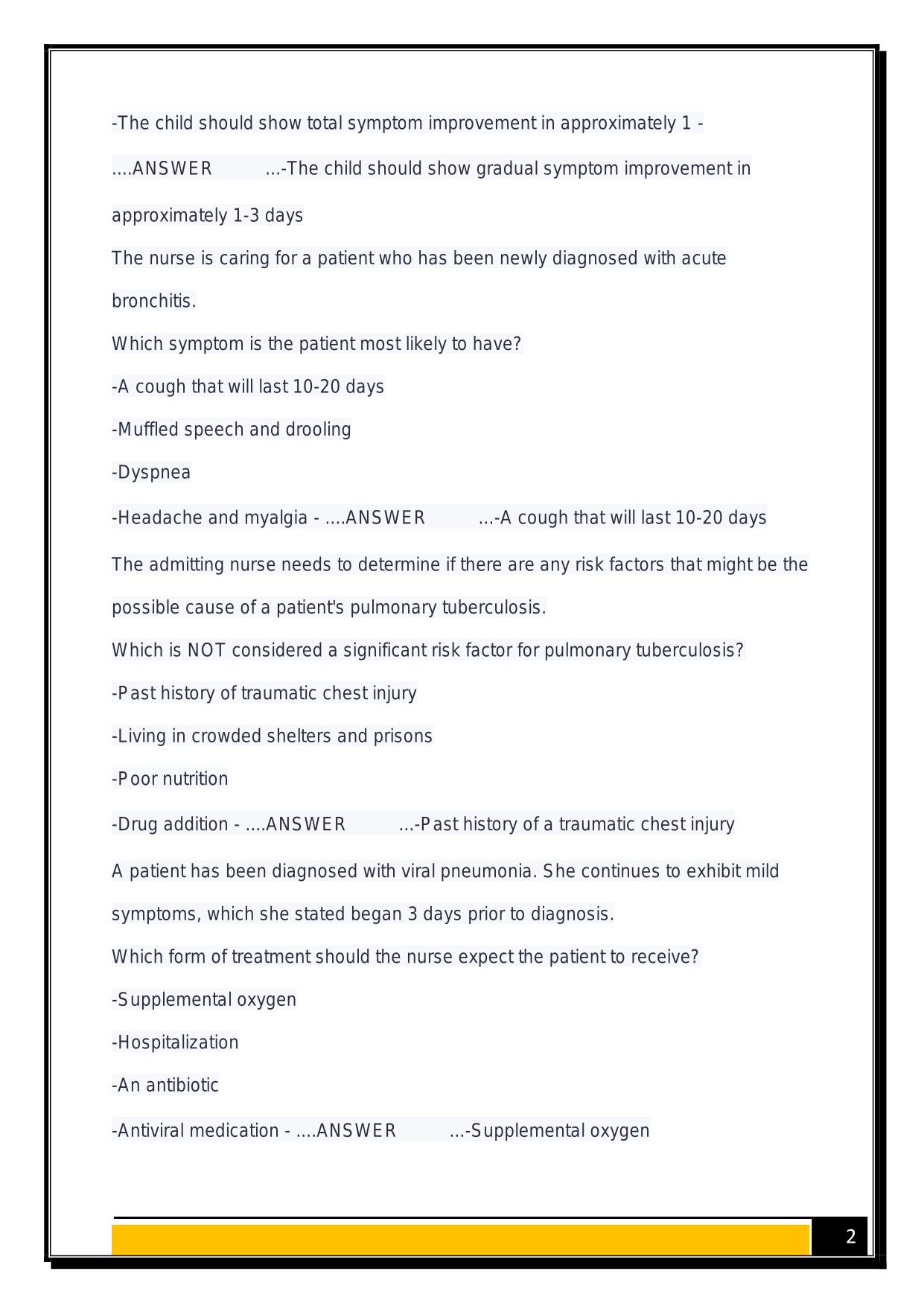 BIO-322 Topic 2 Amplifires Exam 2025 Questions and Answers