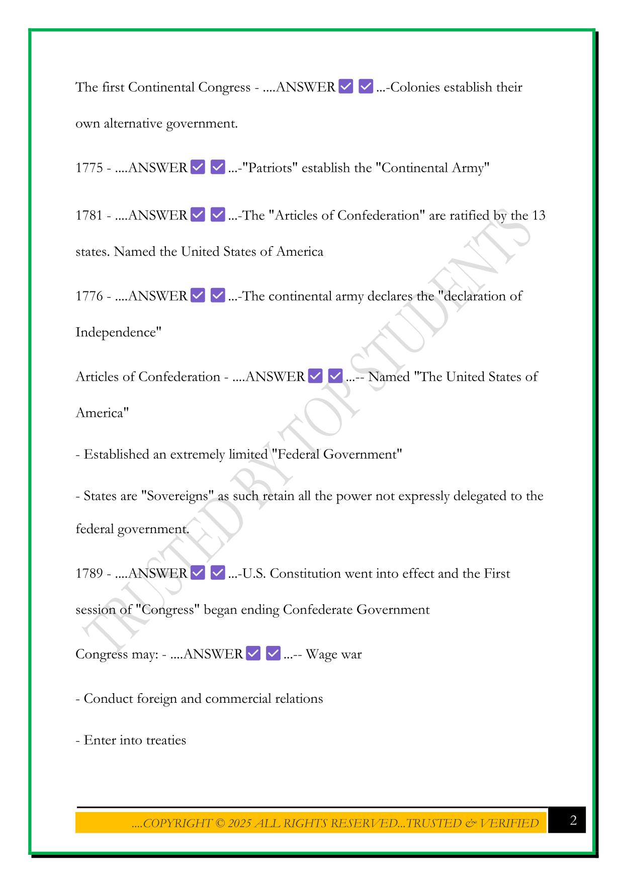 VA LETC CONSTITUTIONAL LAW EXAM 2025 QUESTIONS AND ANSWERS