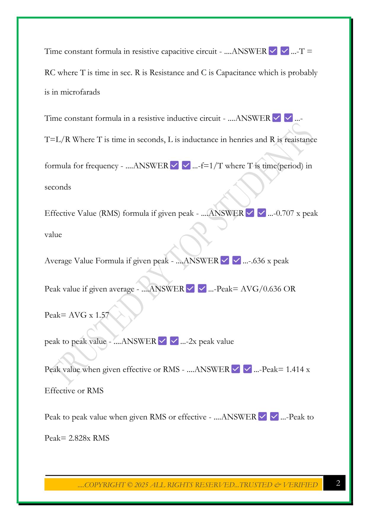 NEIEP MECHANICS EXAM 2025 QUESTIONS AND ANSWERS