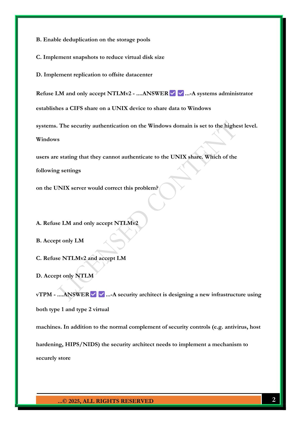 CASP EXAM 2025 QUESTIONS AND ANSWERS