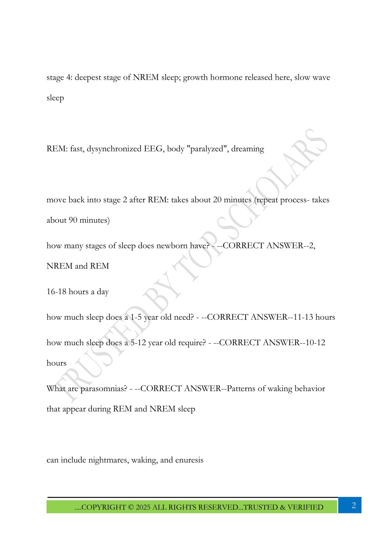 Nurs 663- Test 2 2025 Questions and Answers