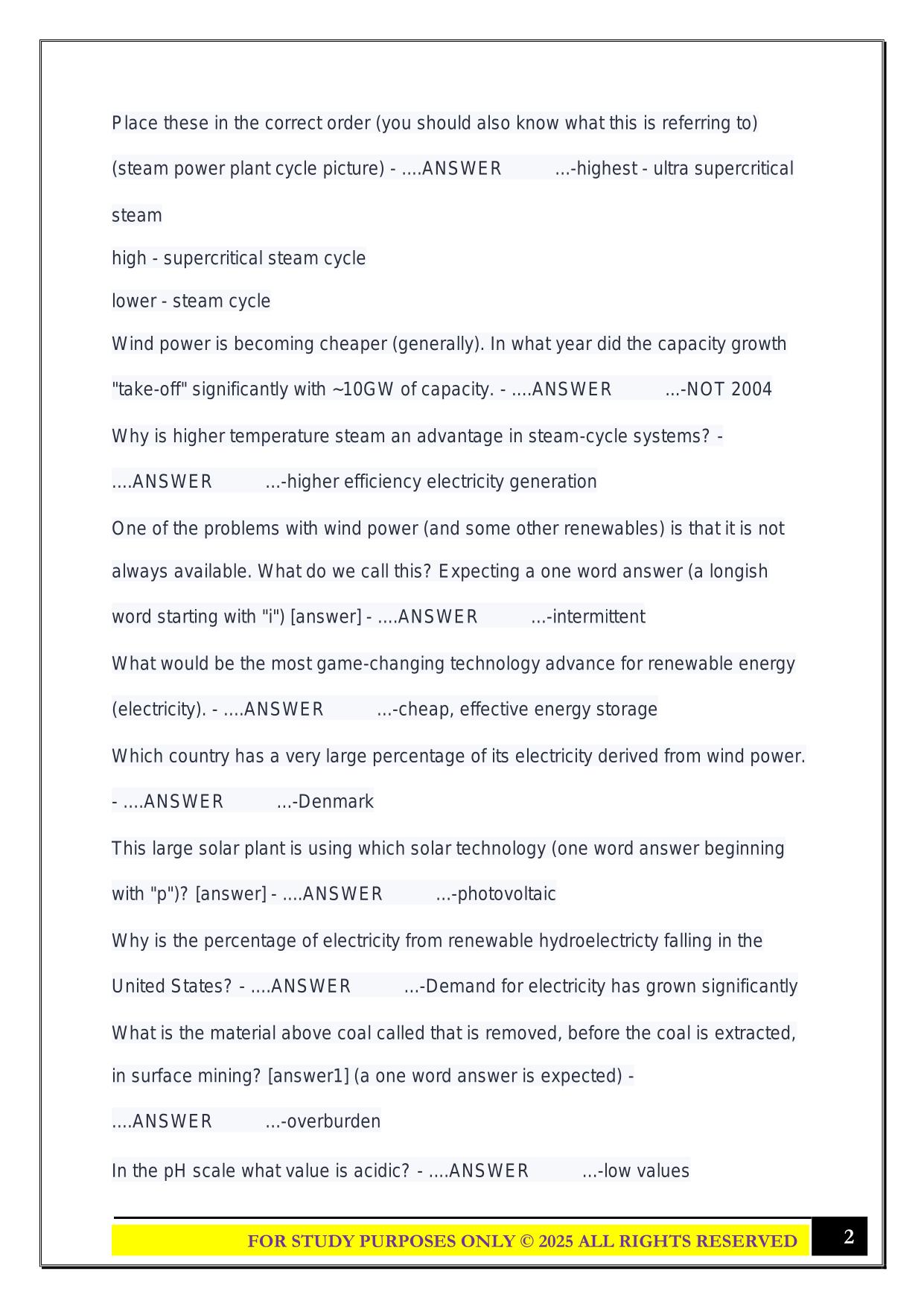 EGEE 101 exam 1 practice quizzes 2025 Questions and Answers