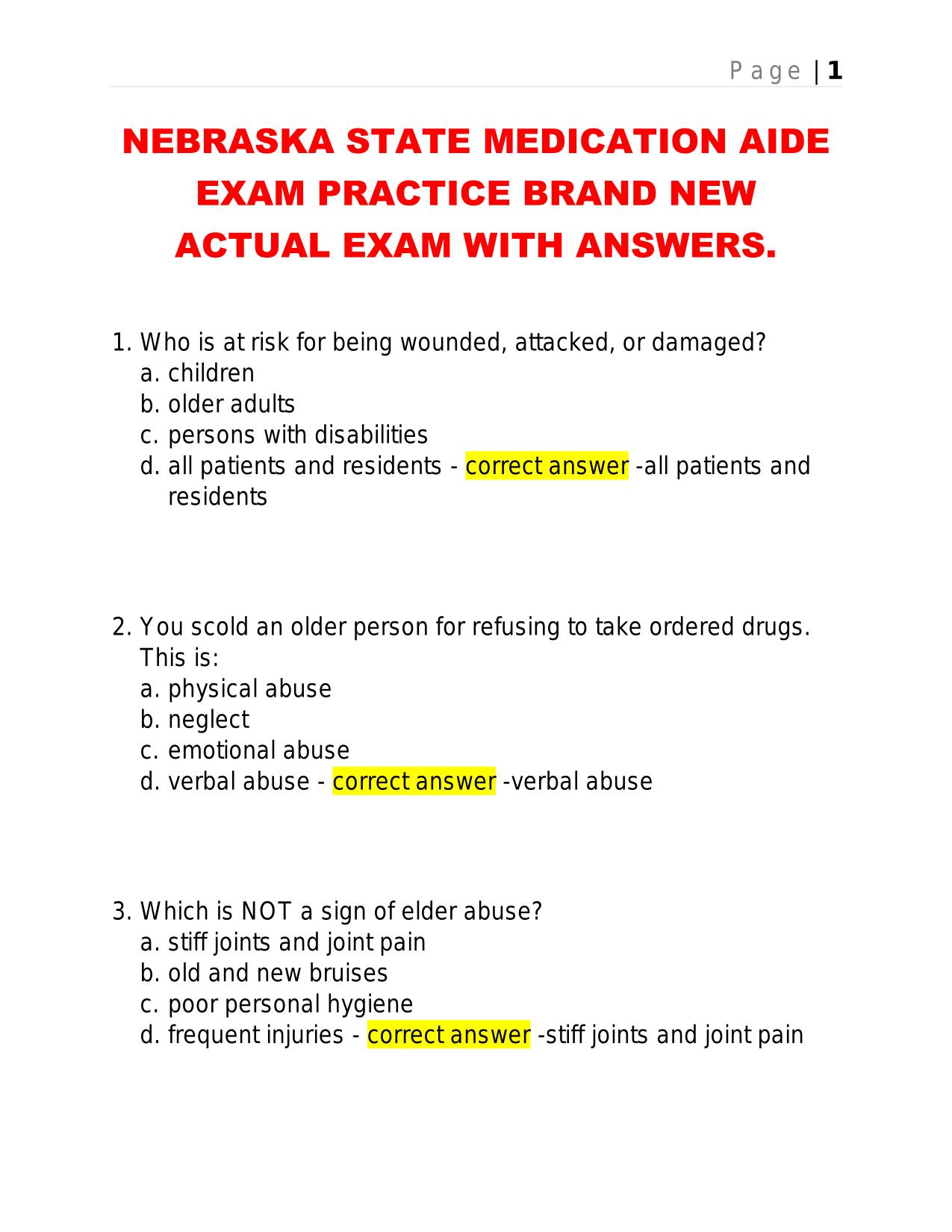 Best Compilation 2025/2026 Bundled Exams QUESTIONS AND ANSWERS |100% Pass |Verified and Updated