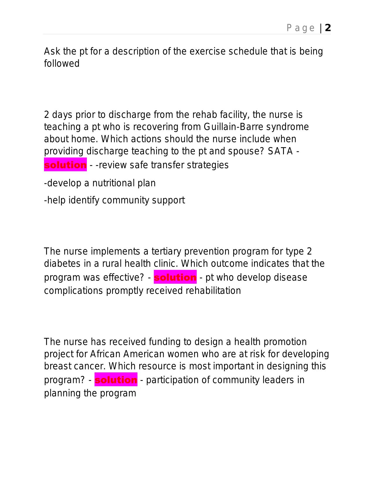 HERZING UNIVERSITY HESI RN 2025 EXIT EXAM 2025 QUESTIONS AND ANSWERS.