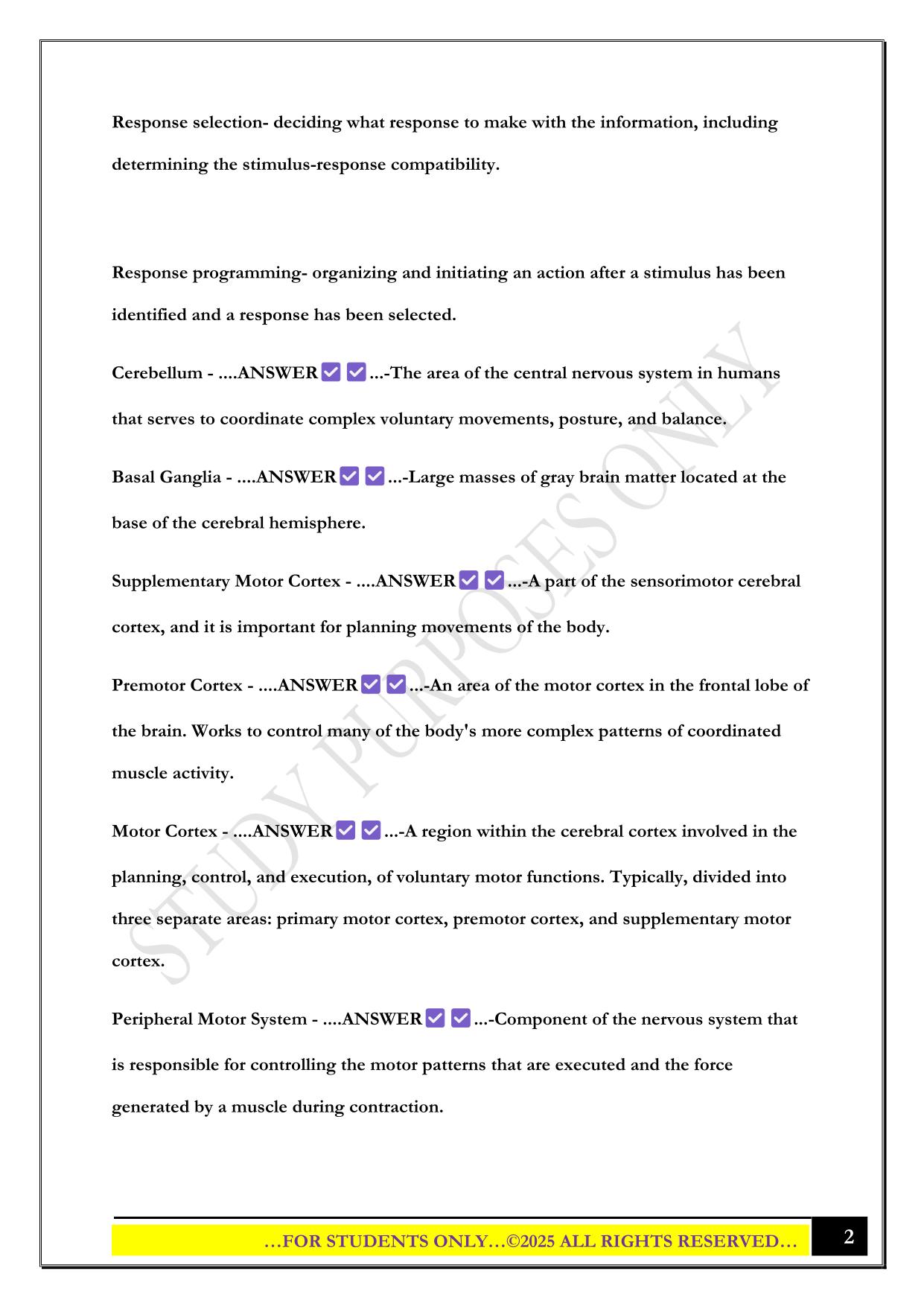 P212 Exam 4 Review 2025 Questions and Answers