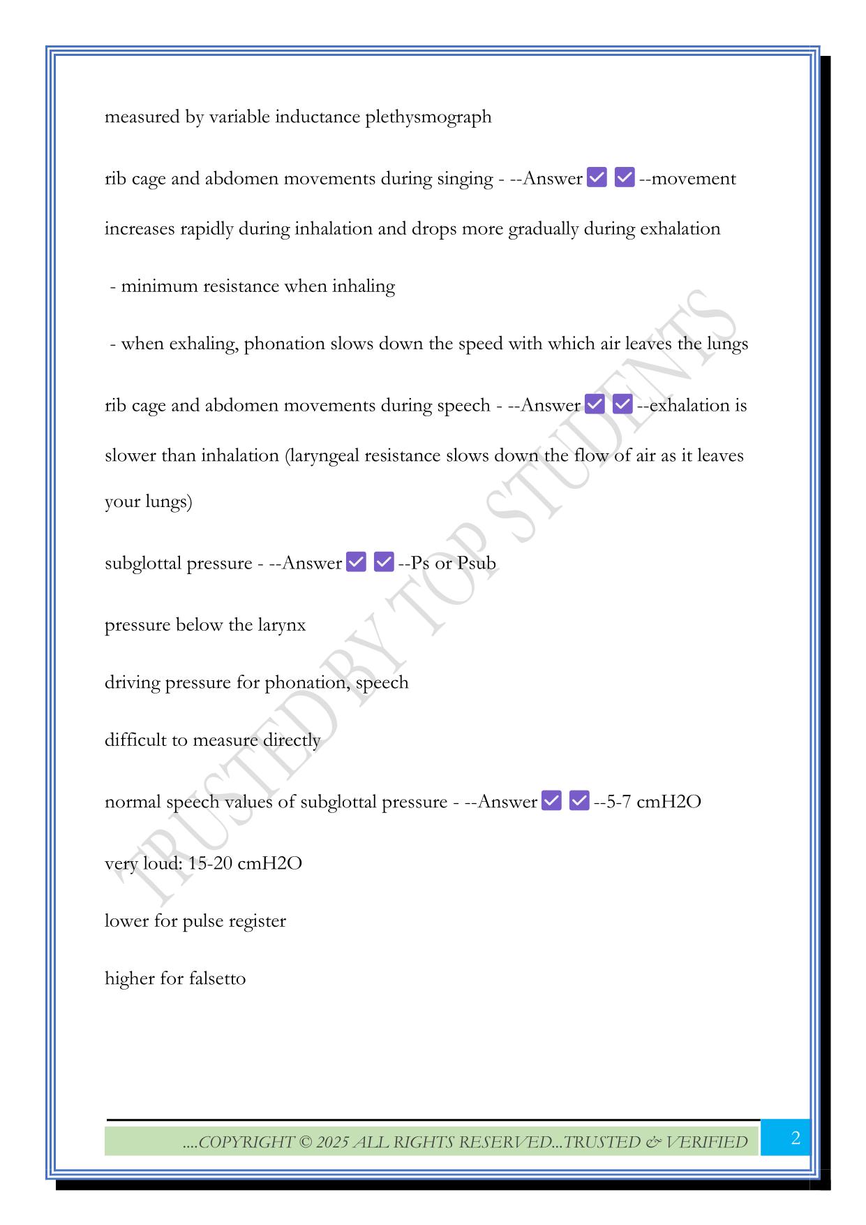 COMD 5070 Exam 2 2025 Questions and Answers