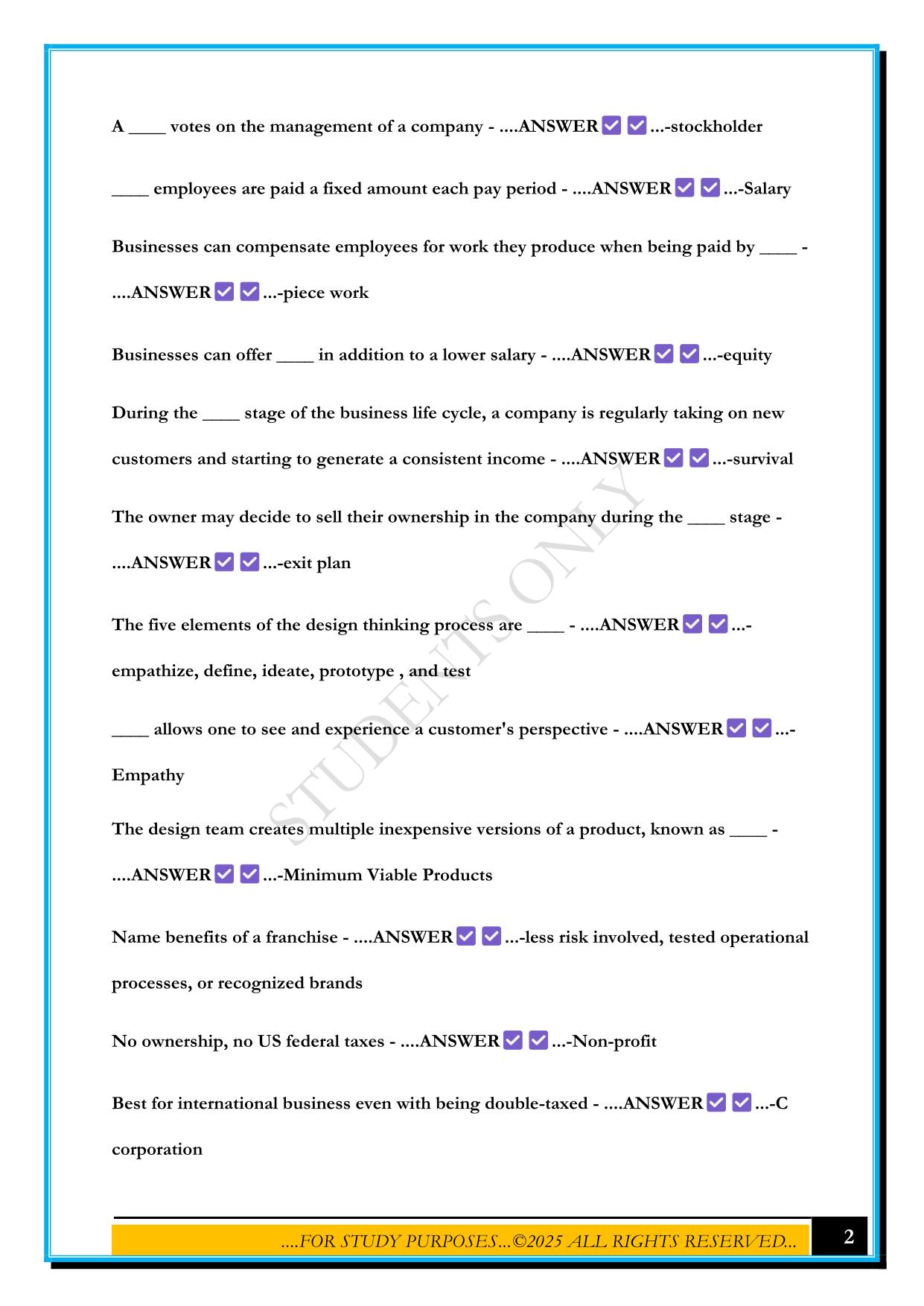ESB CERTIFICATION EXAM STUDY GUIDE 2025 QUESTIONS AND ANSWERS