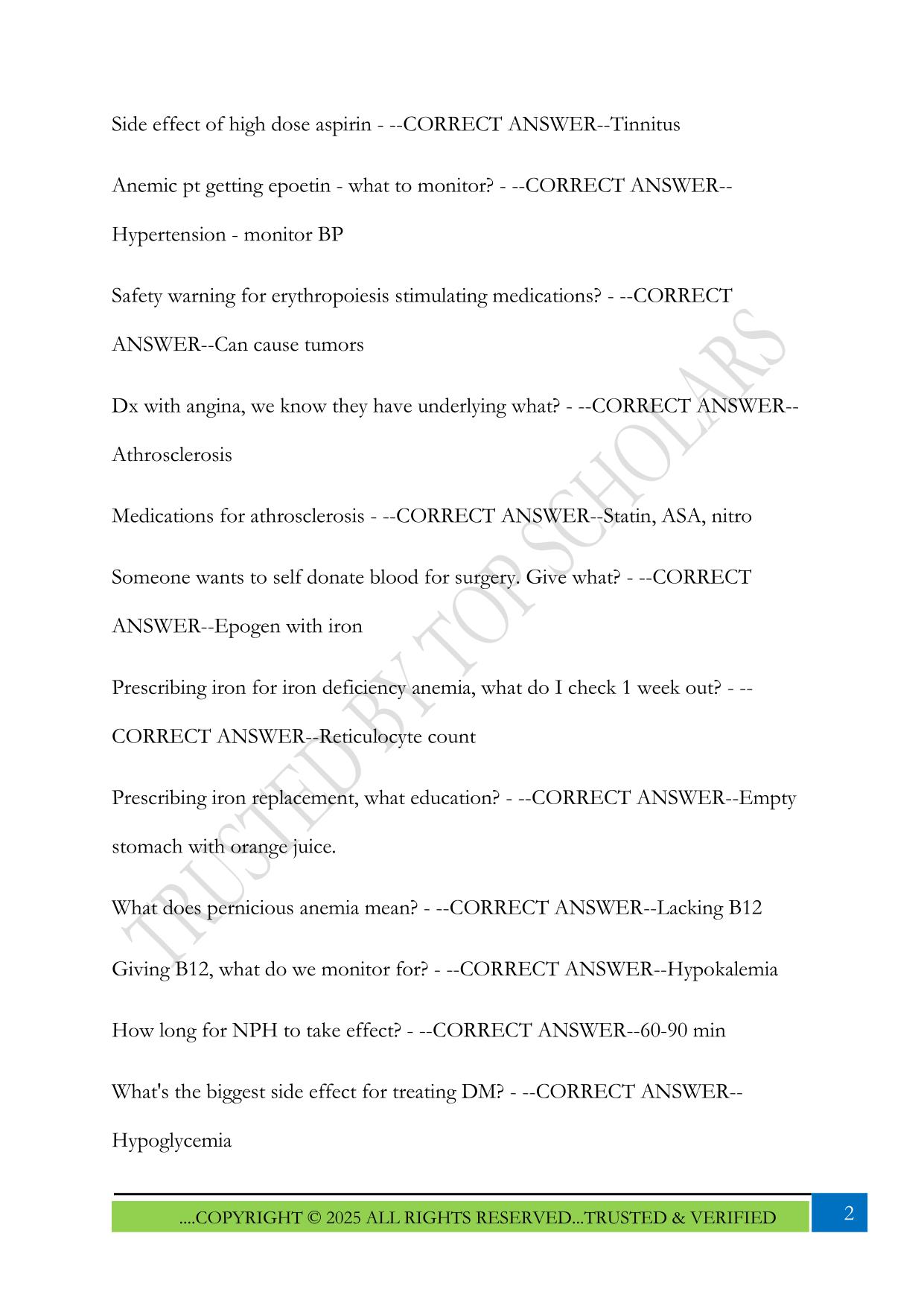Pharm NUR-635 Midterm Exam 2025 Questions and Answers