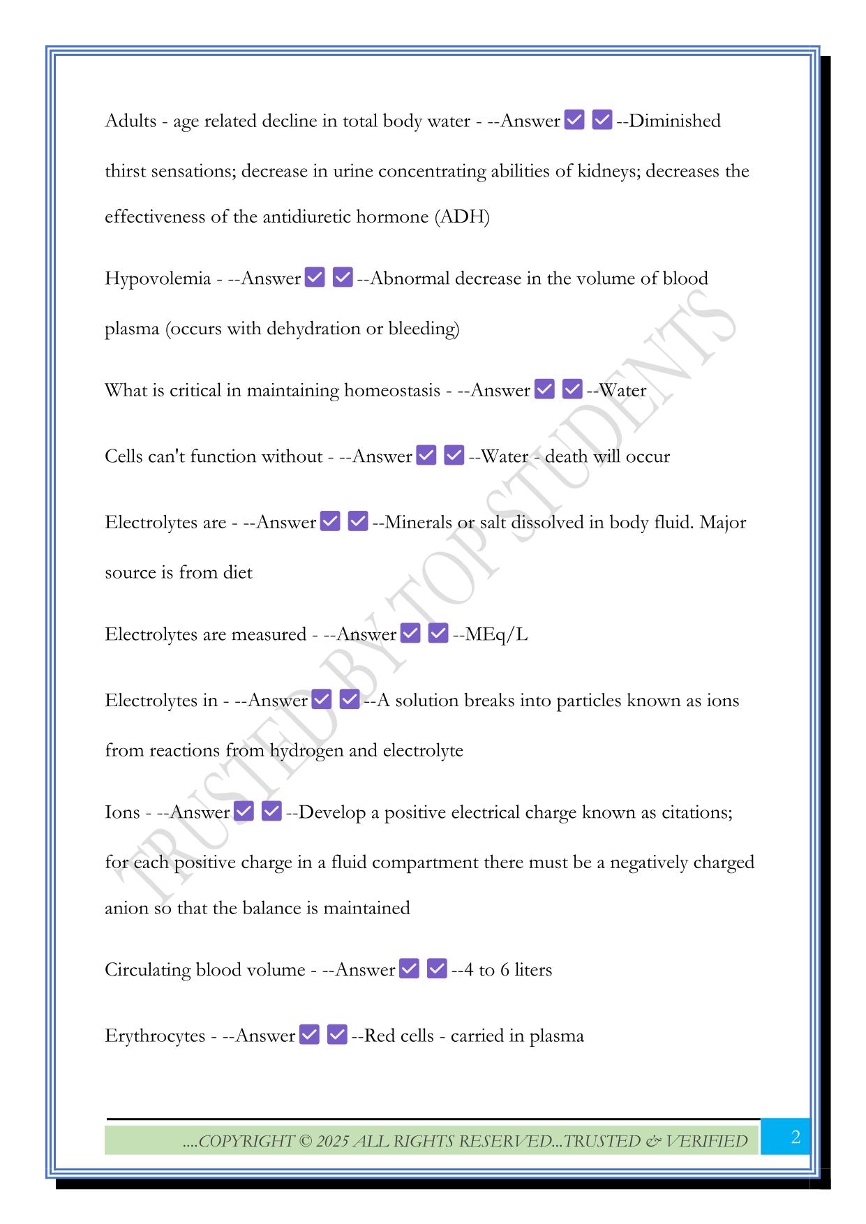 PRN 1178 client centered care 2 exam 1 2025 Questions and Answers
