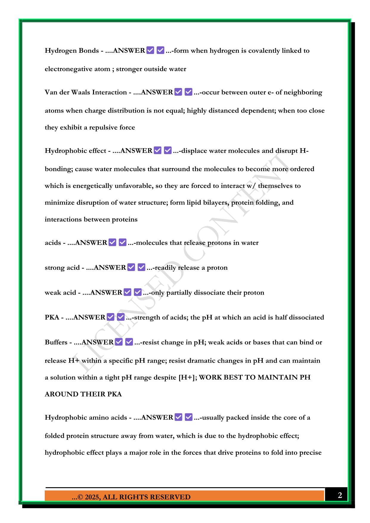 BIOL 100 FINAL EXAM 2025 QUESTIONS AND ANSWERS