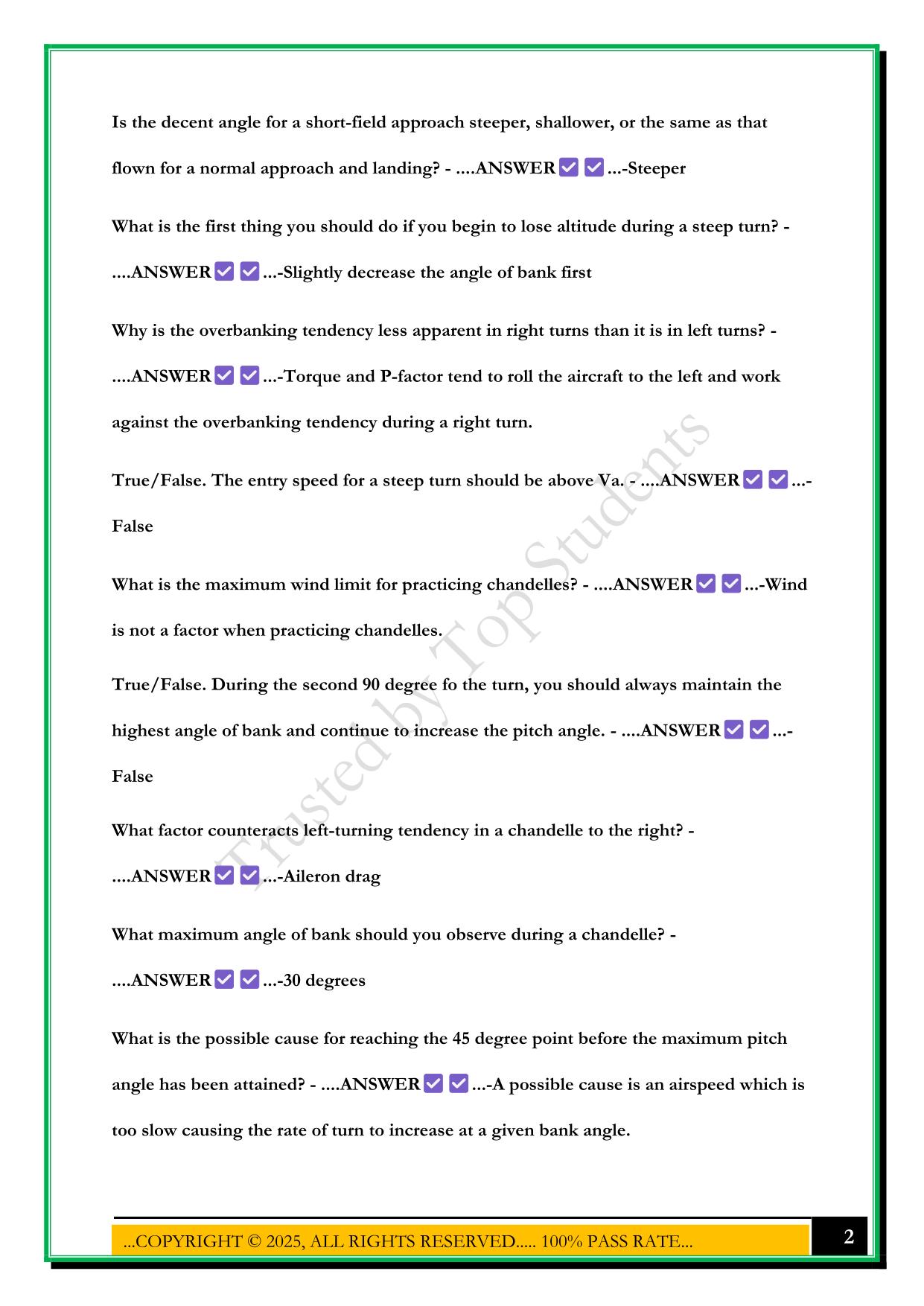 COMMERCIAL GROUND FINAL REVIEW 2025 QUESTIONS AND ANSWERS