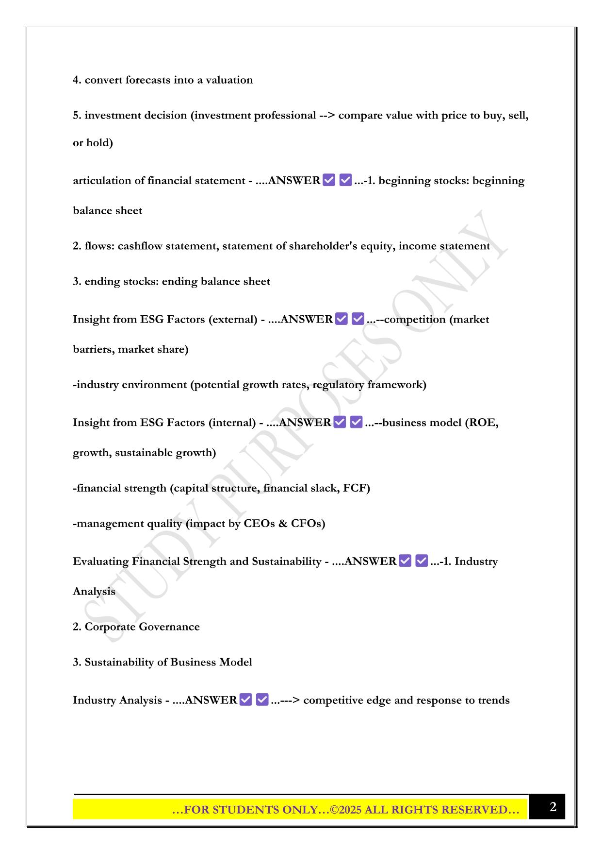 CESGA Exam Module 7 2025 Questions and Answers