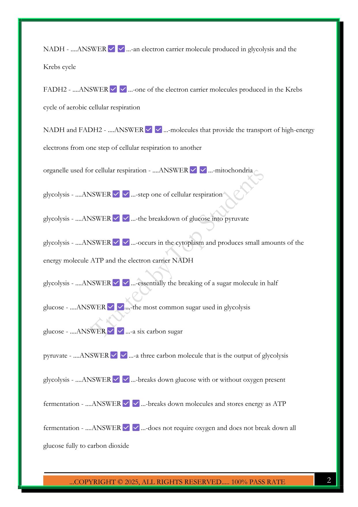 WGU C190 LEARNING OBJECTIVES MODULE 11 EXAM 2025 QUESTIONS AND ANSWERS