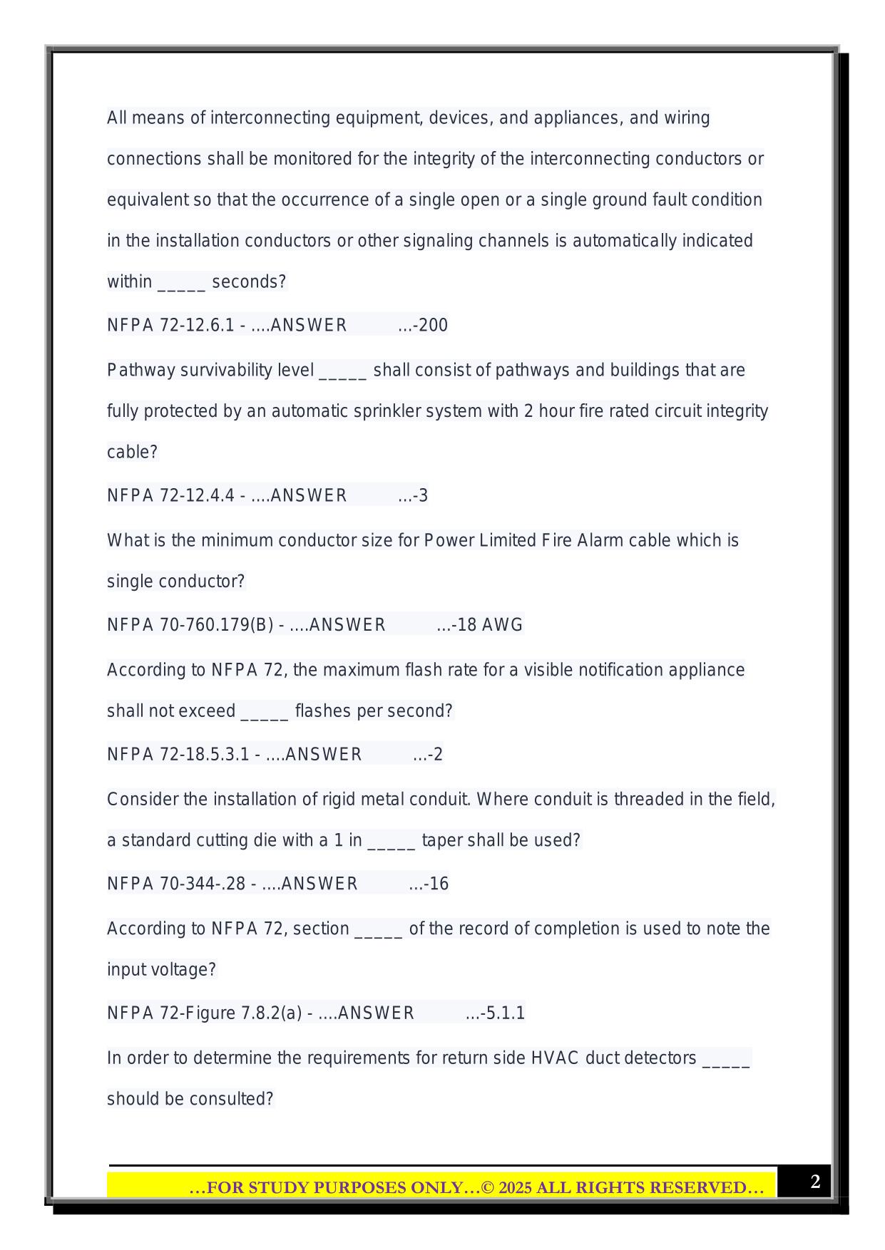 NICET 1 Practice Exam 2025 Questions and Answers