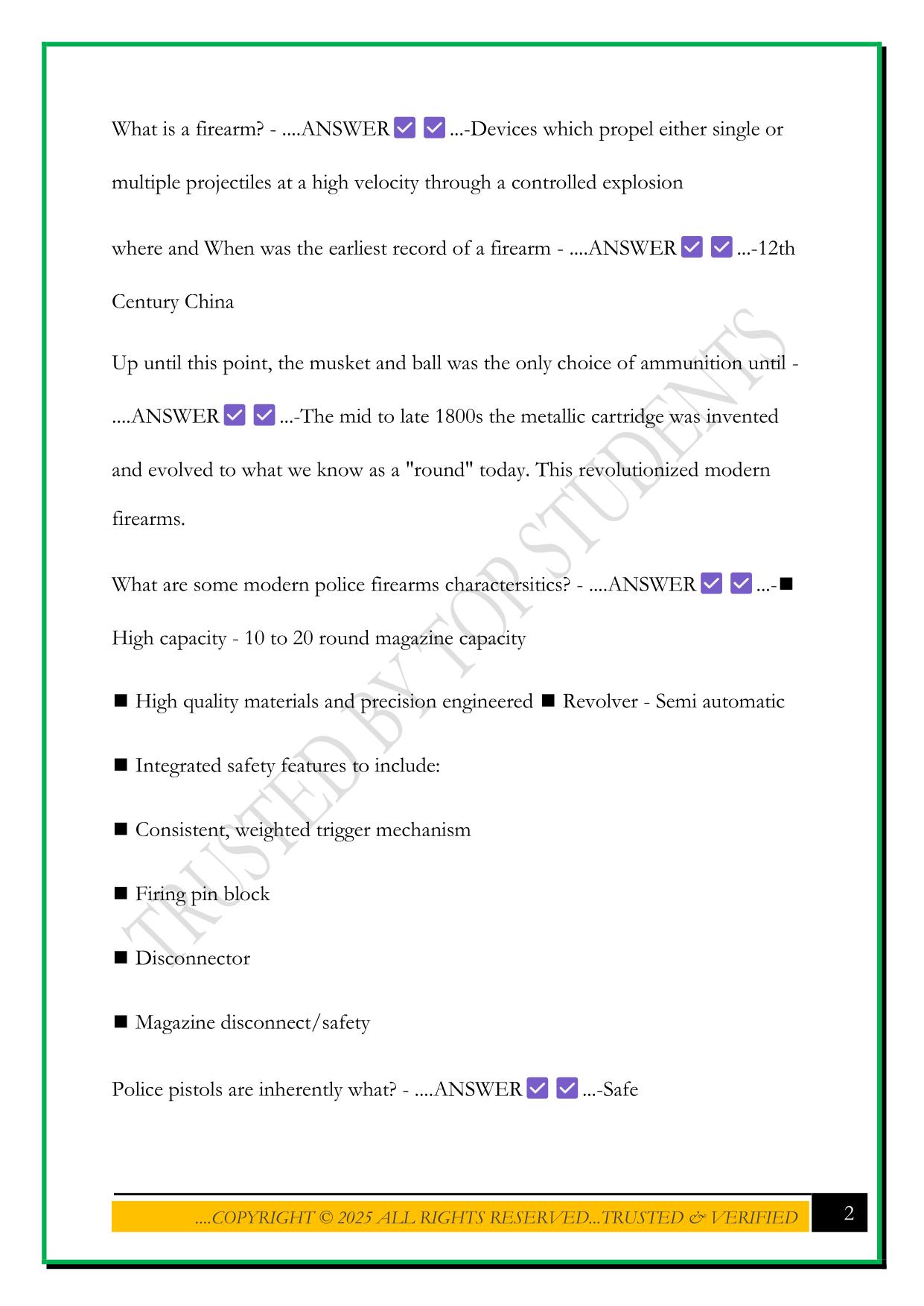VA LETC WEEK 2 EXAM 2025 QUESTIONS AND ANSWERS