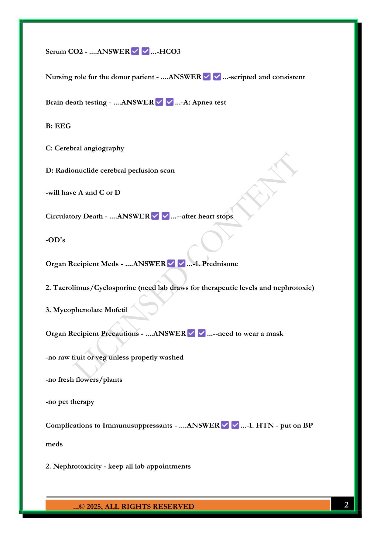 NR 341 FINAL EXAM 2025 QUESTIONS AND ANSWERS