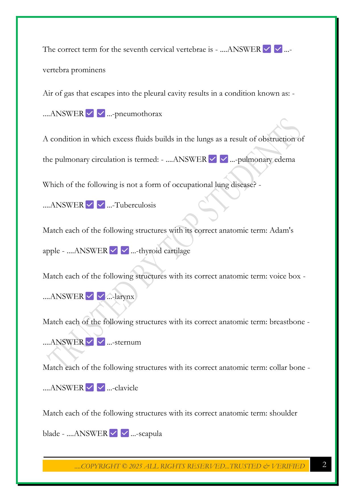 LRA 213 FINAL EXAM 2025 QUESTIONS AND ANSWERS