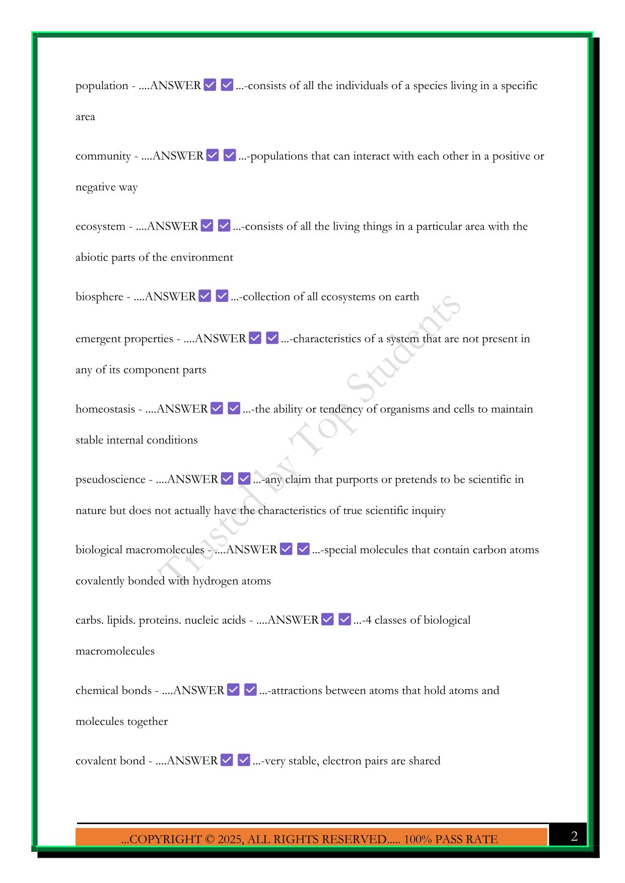 C190 WGU EXAM 2025 QUESTIONS AND ANSWERS