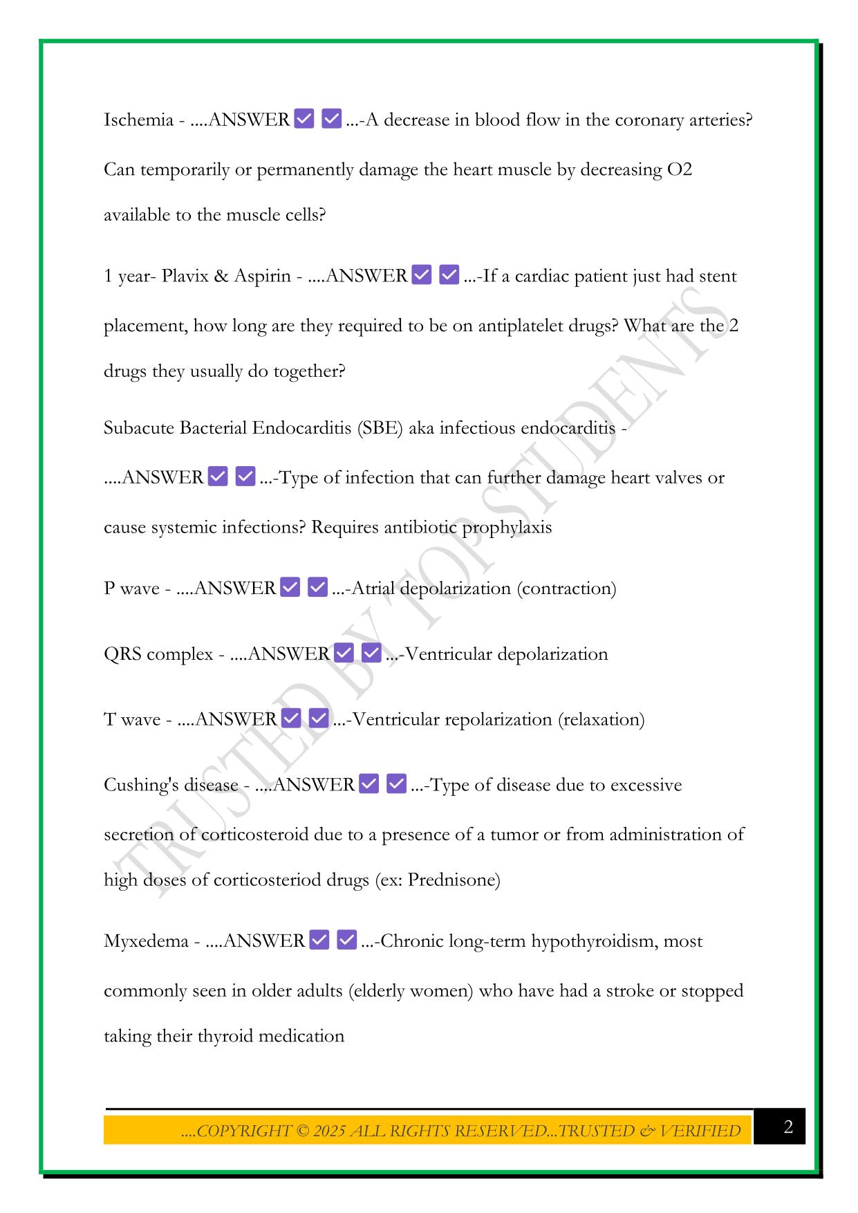 DAANCE STUDY QUESTIONS, ENTIRE DAANCE GLOSSARY, DAANCE DRUGS EXAM 2025 QUESTIONS AND ANSWERS