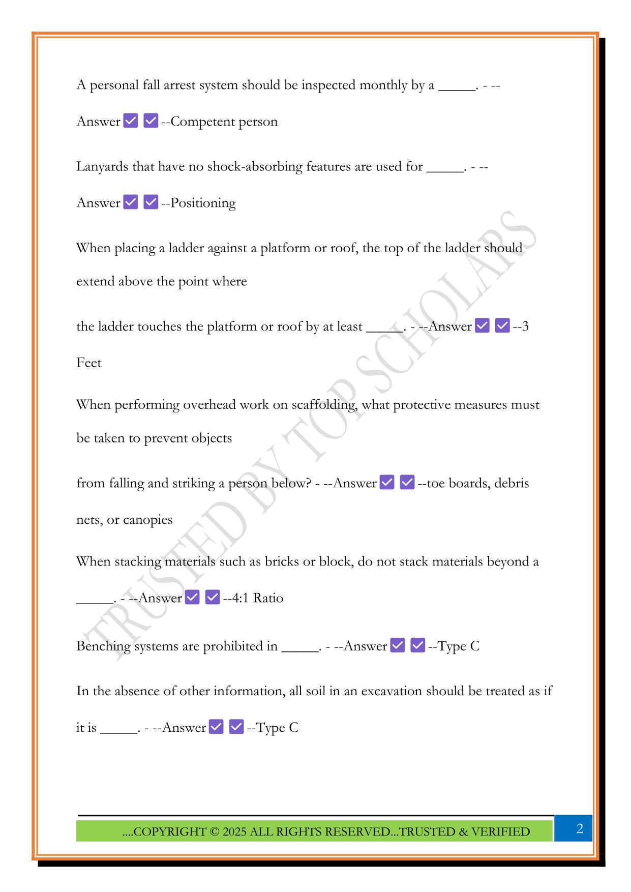NCCER Core Module 1 Exam 2025 Questions and Answers