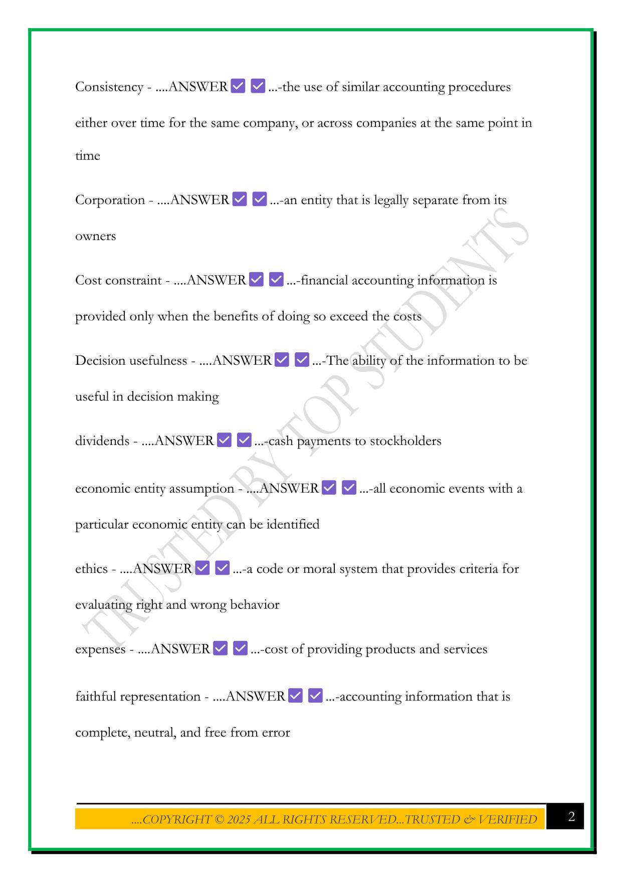 ACT210 CSU FINAL EXAM 2025 QUESTIONS AND ANSWERS