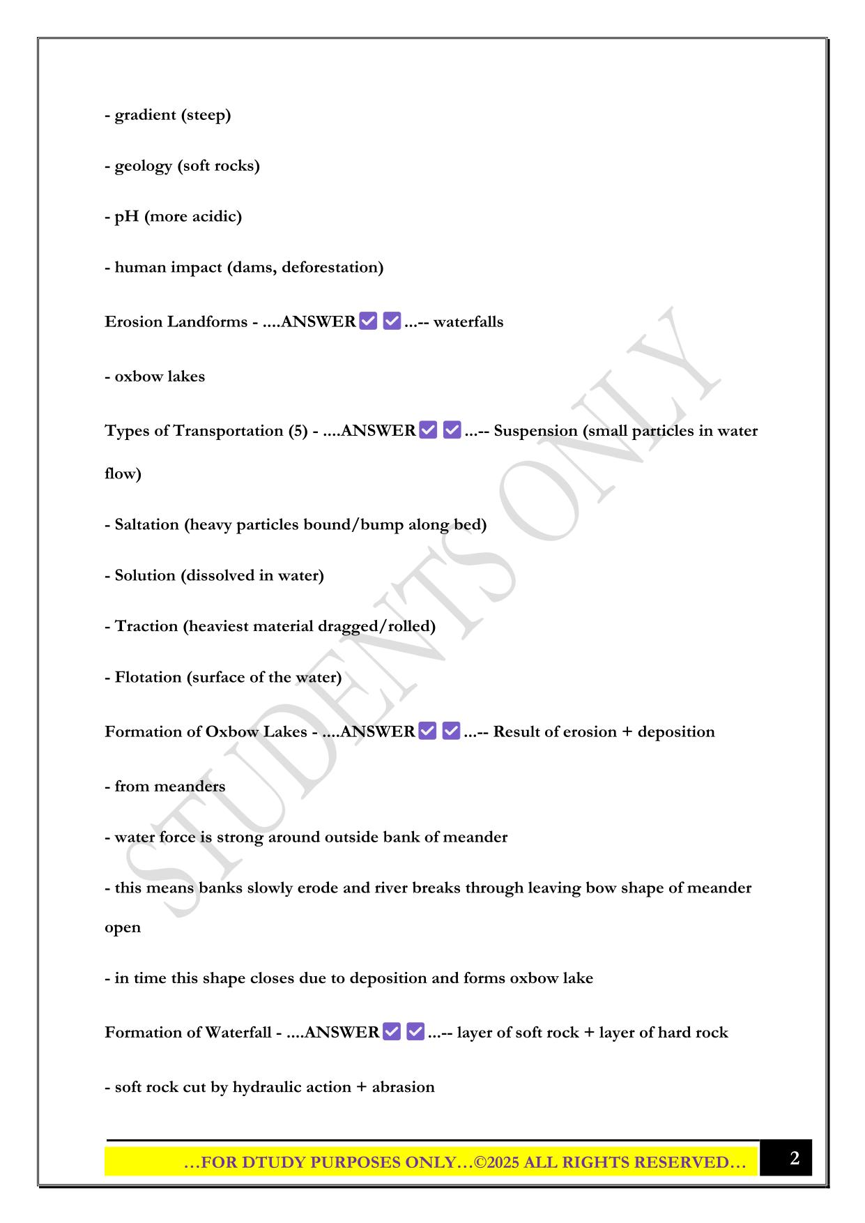FLOODPLAIN MANAGEMENT EXAM 2025 QUESTIONS AND ANSWERS