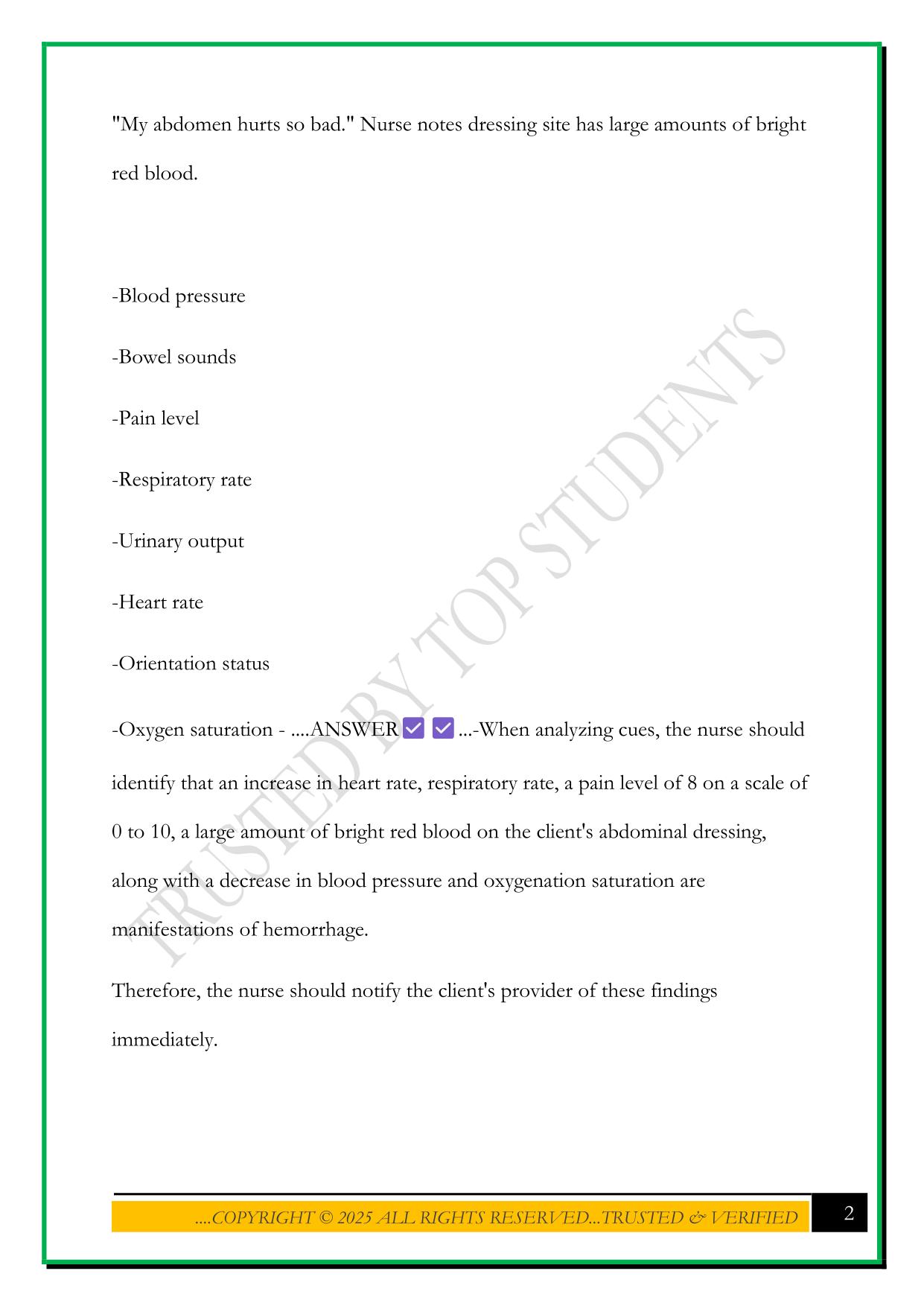 RN LEADERSHIP ONLINE PRACTICE 2025B EXAM 2025 QUESTIONS AND ANSWERS