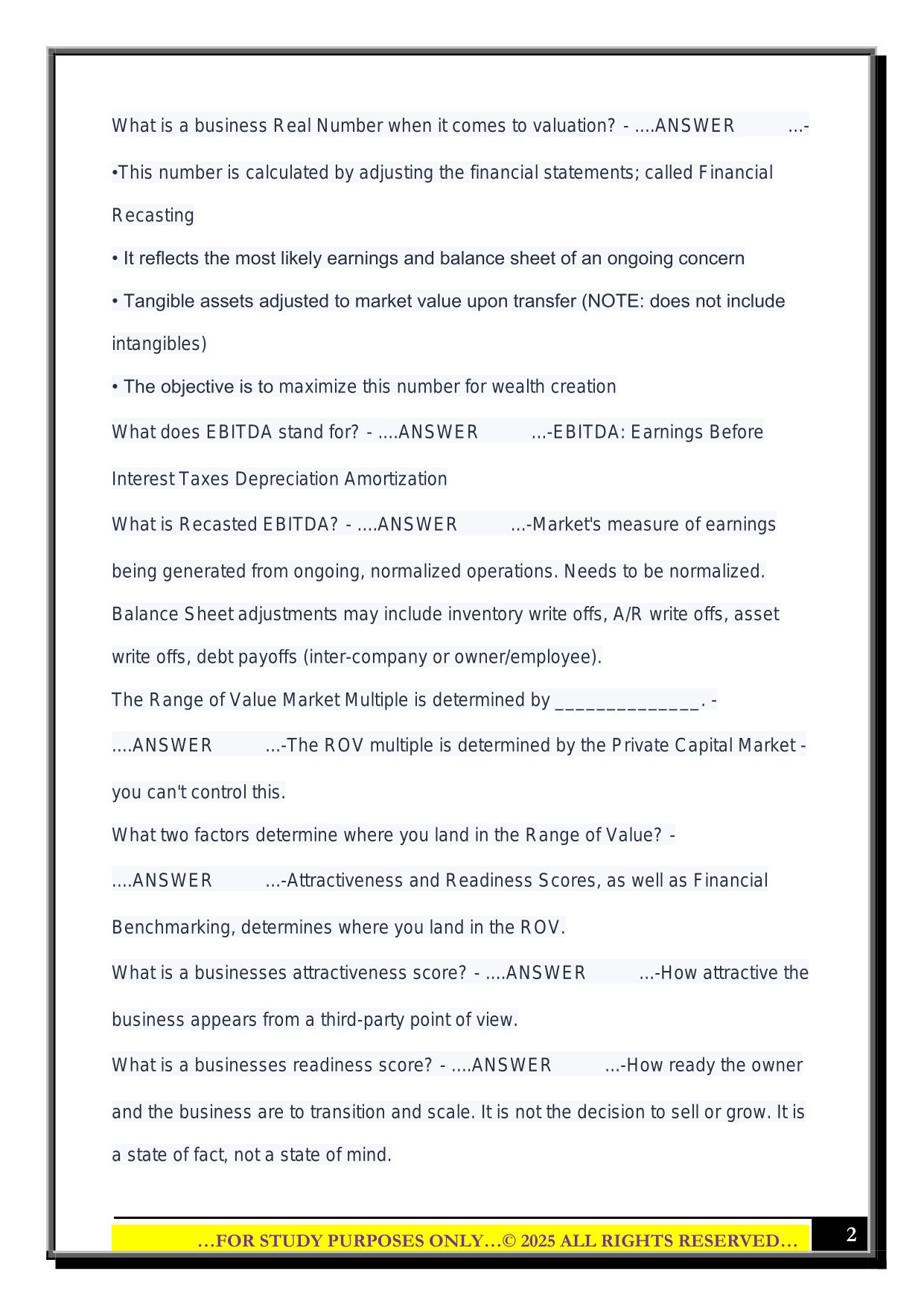 CEPA Term Flashcards - Session 2 Exam 2025 Questions and Answers