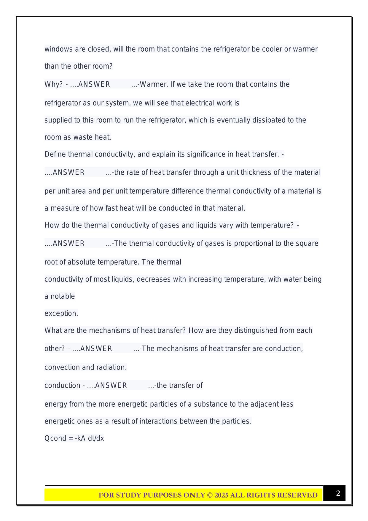 EGEE 304 EXAM 1 2025 QUESTIONS AND ANSWERS