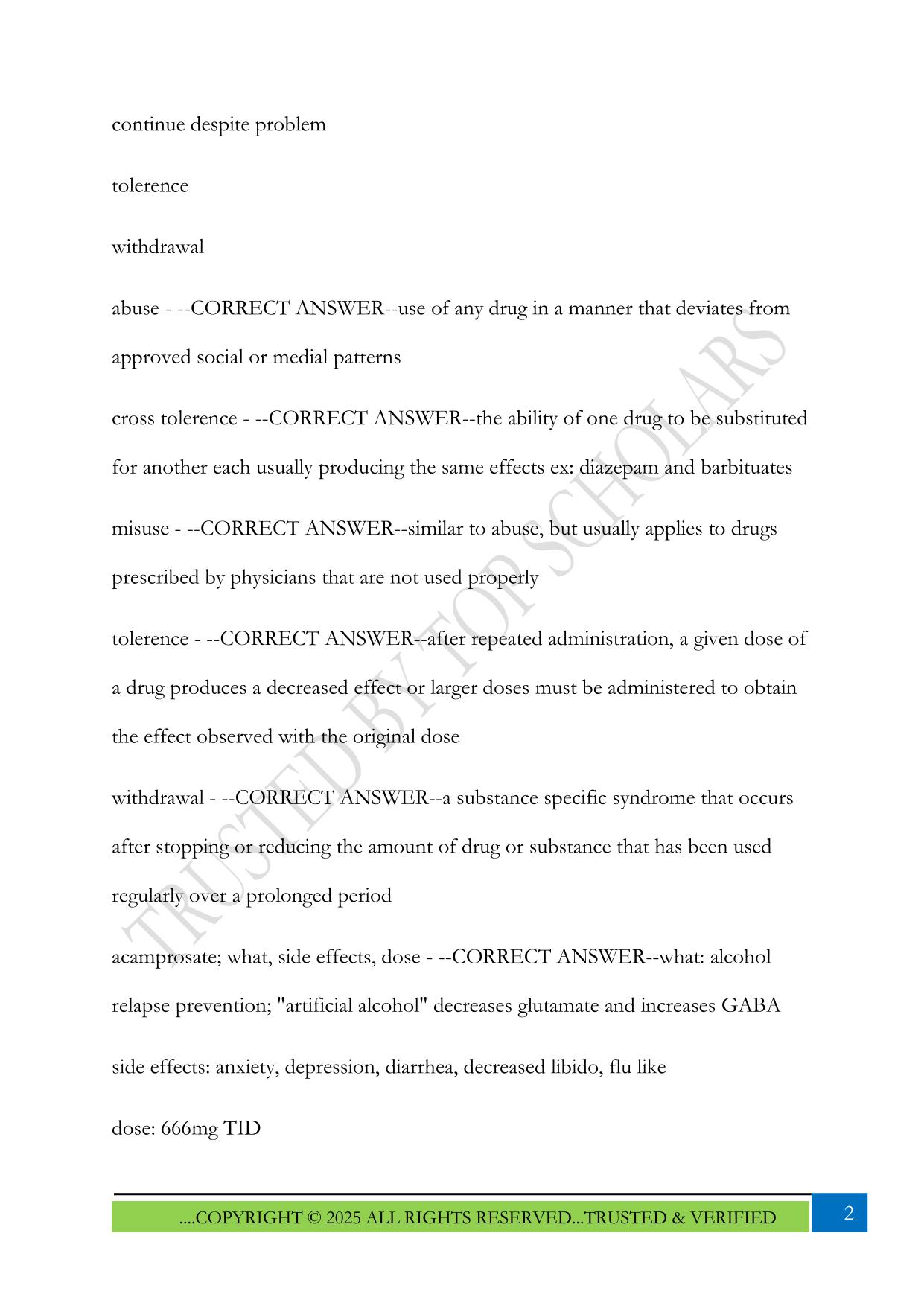 NURS 663 Test 4 2025 Questions and Answers